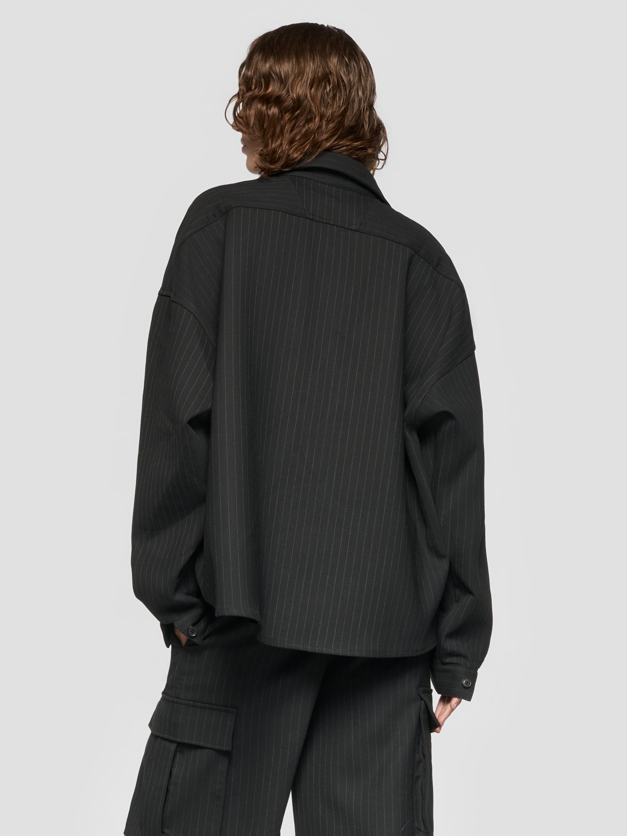 Pinstripe Overshirt