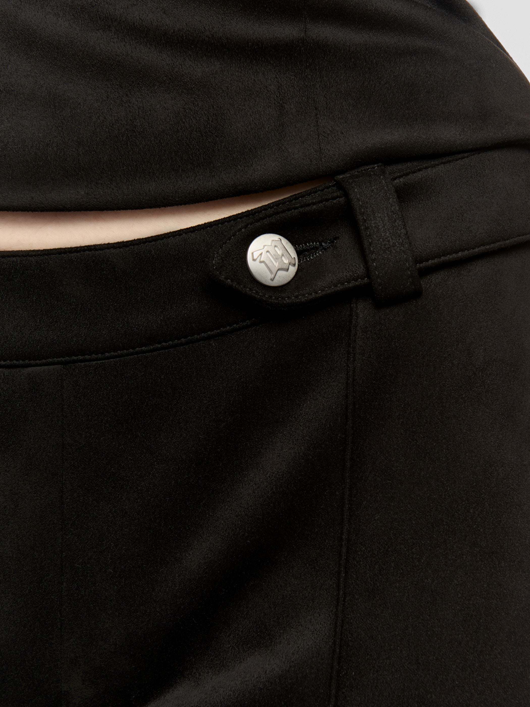 Faux Suede Trousers