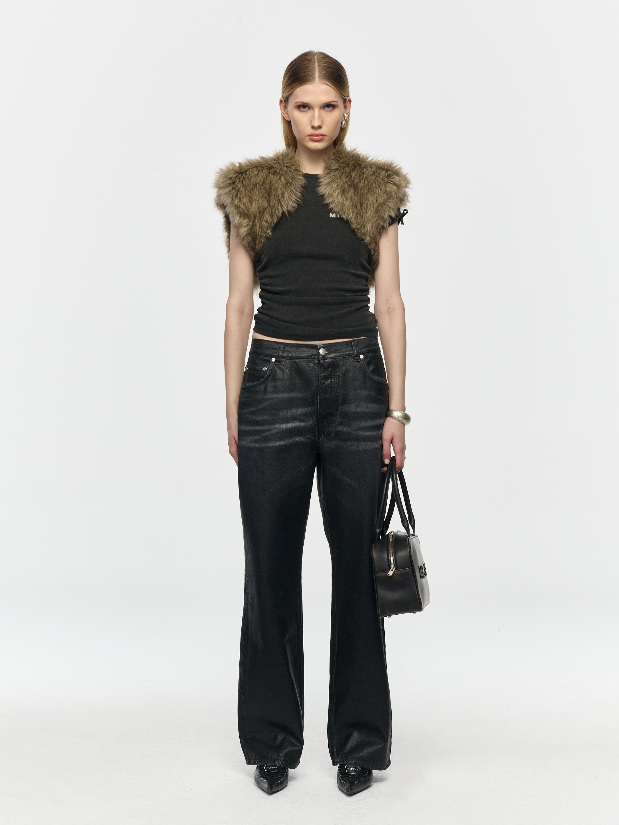 Fur Bolero Top