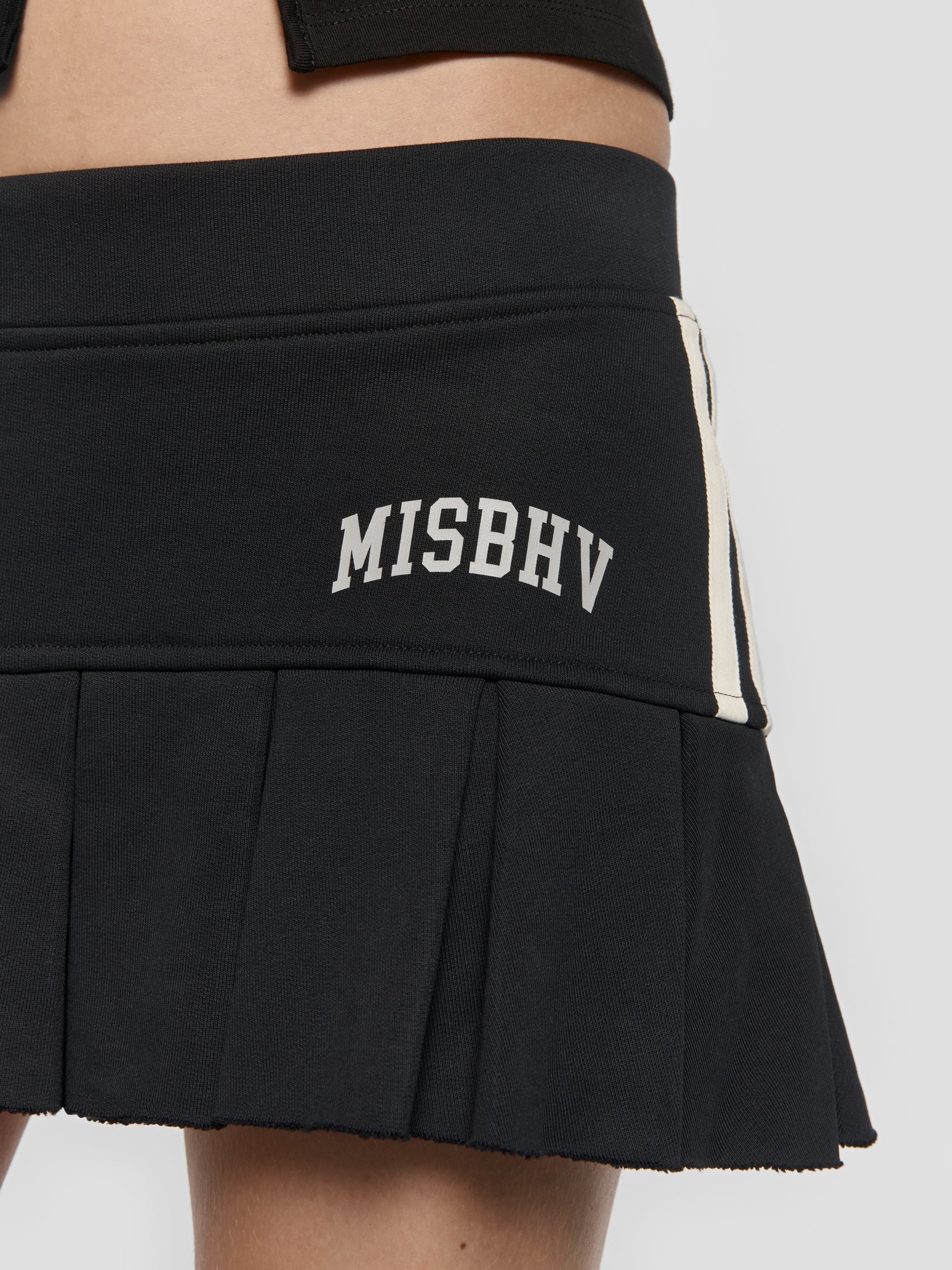Varsity Pleated Mini Skirt
