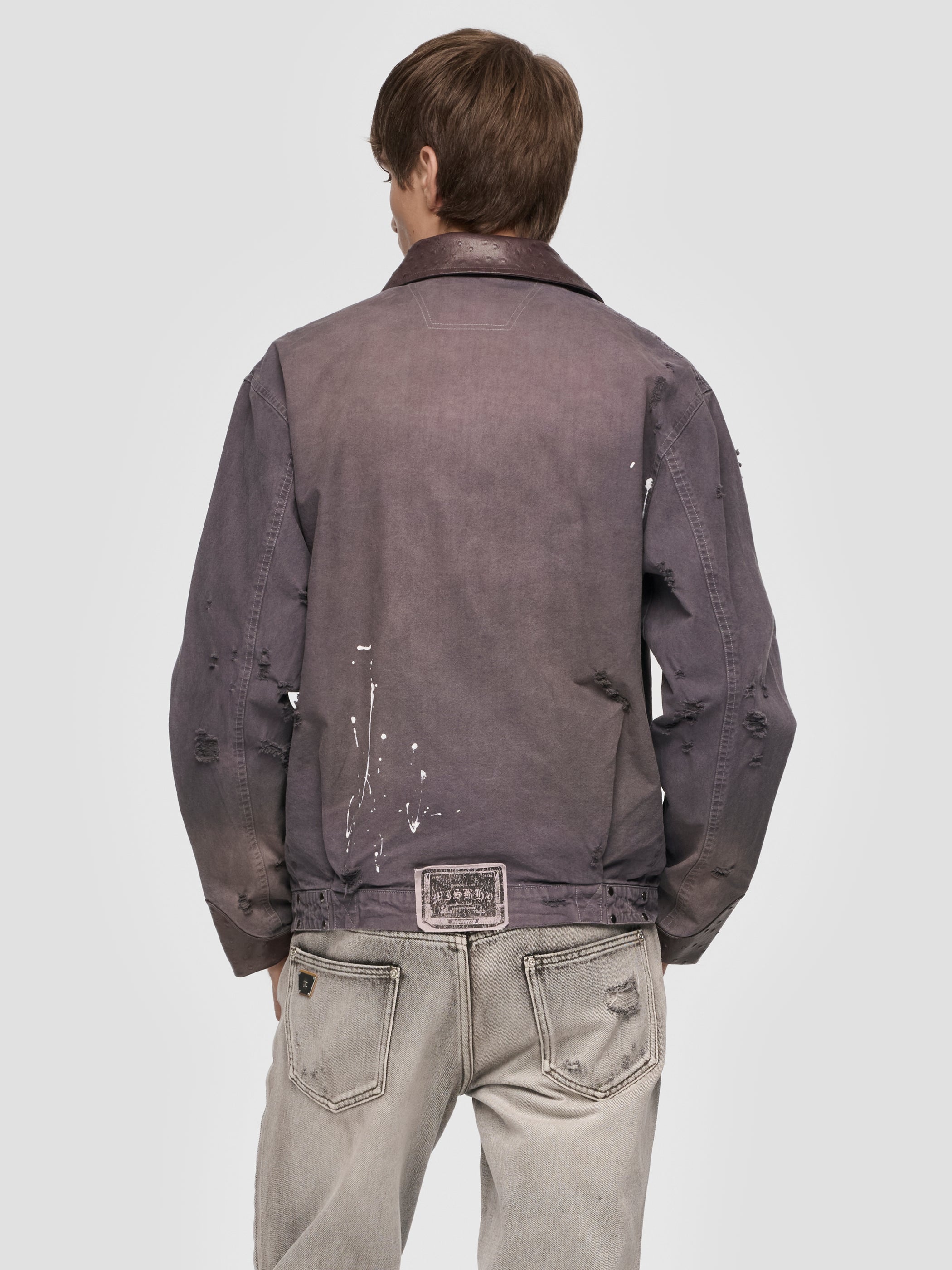 1997 Paint Splatter Canvas Work Jacket