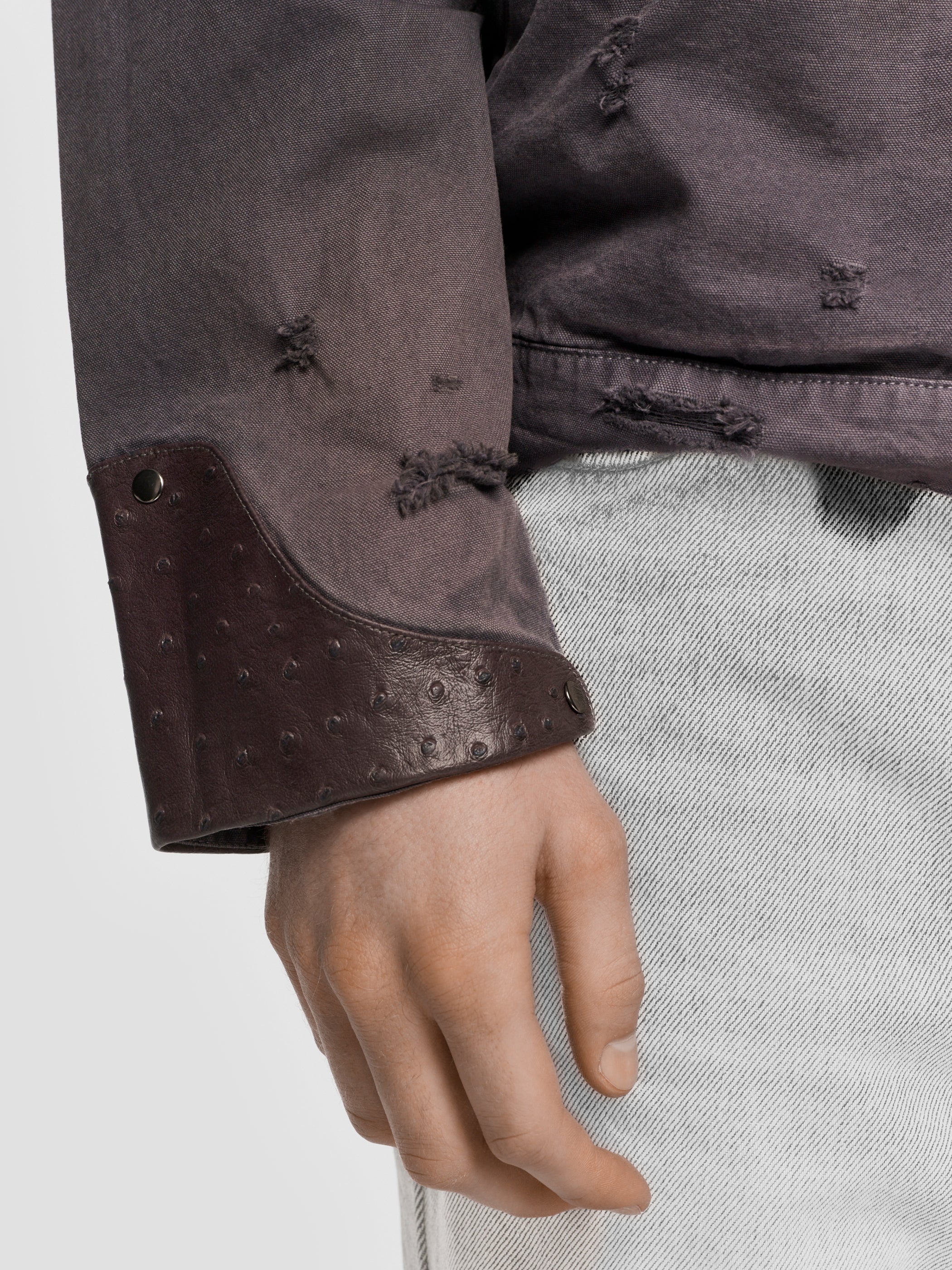 1997 Paint Splatter Canvas Work Jacket