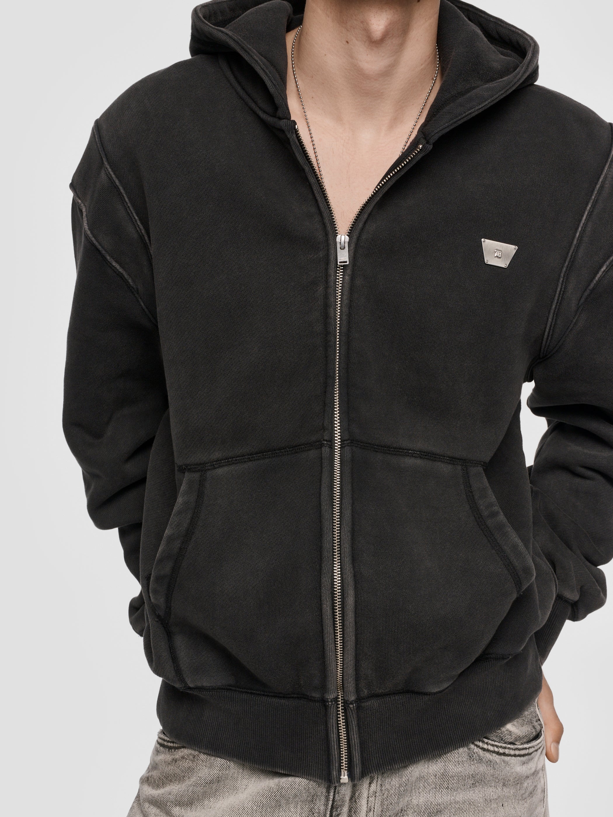 Teddy Zipped Hoodie