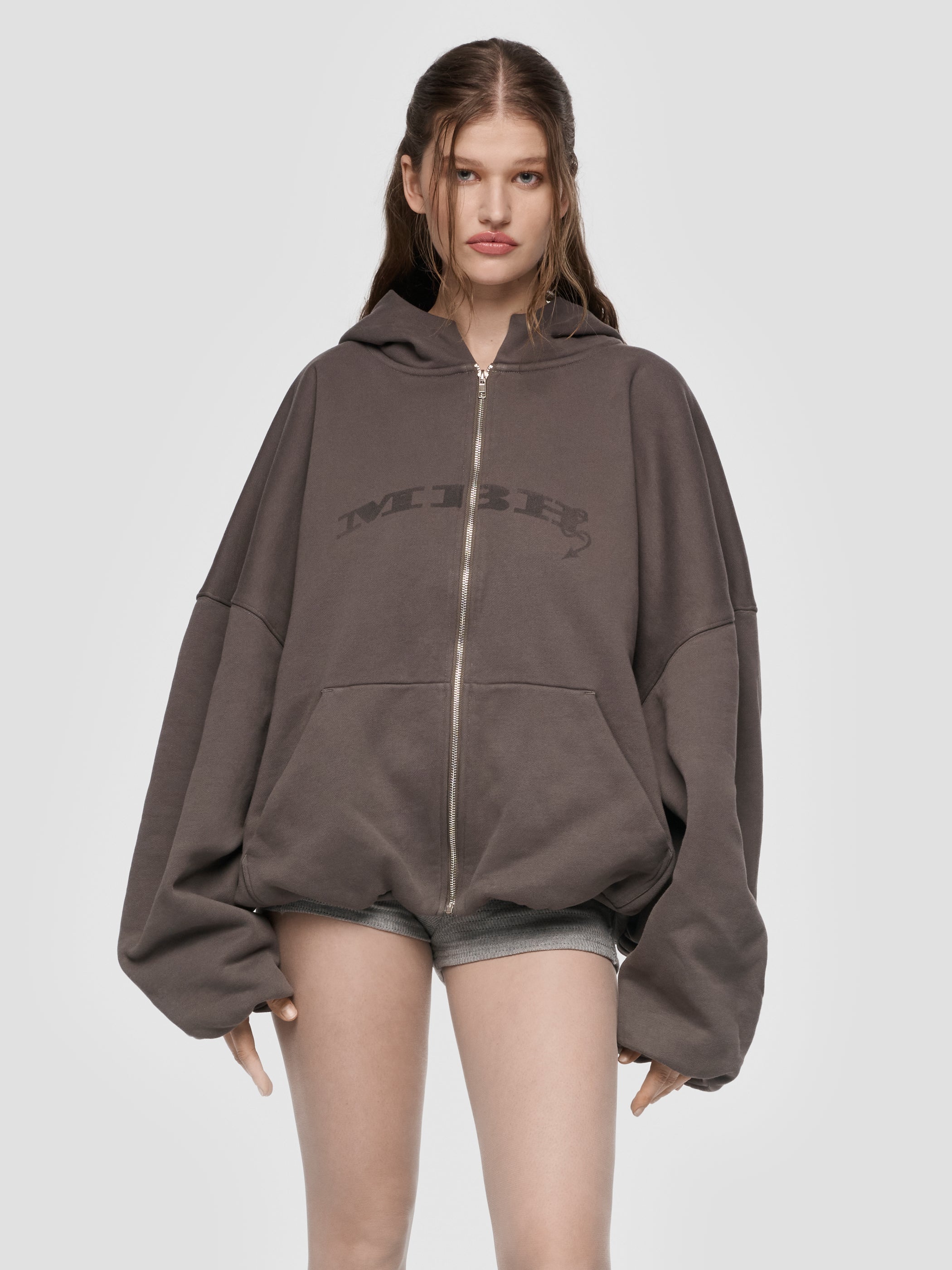 Inflated Mbh Devil Zipped Hoodie