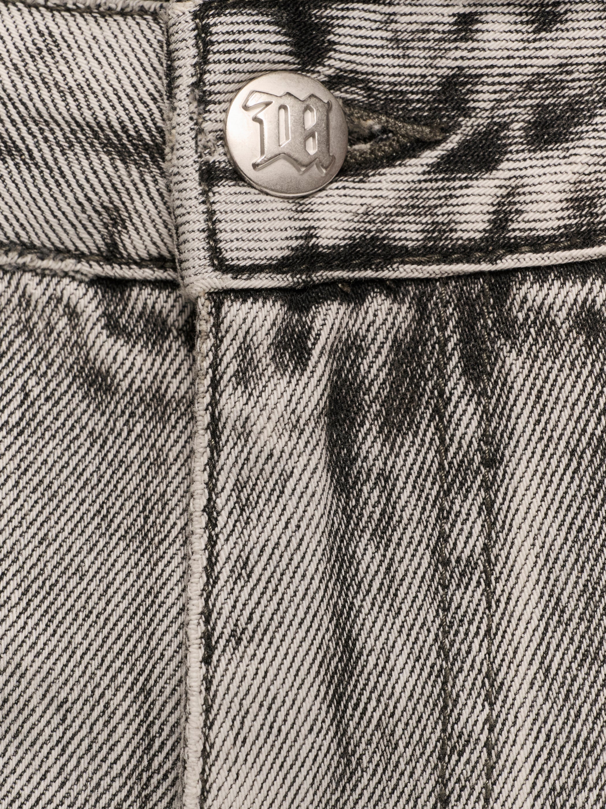 Charcoal Denim Shorts