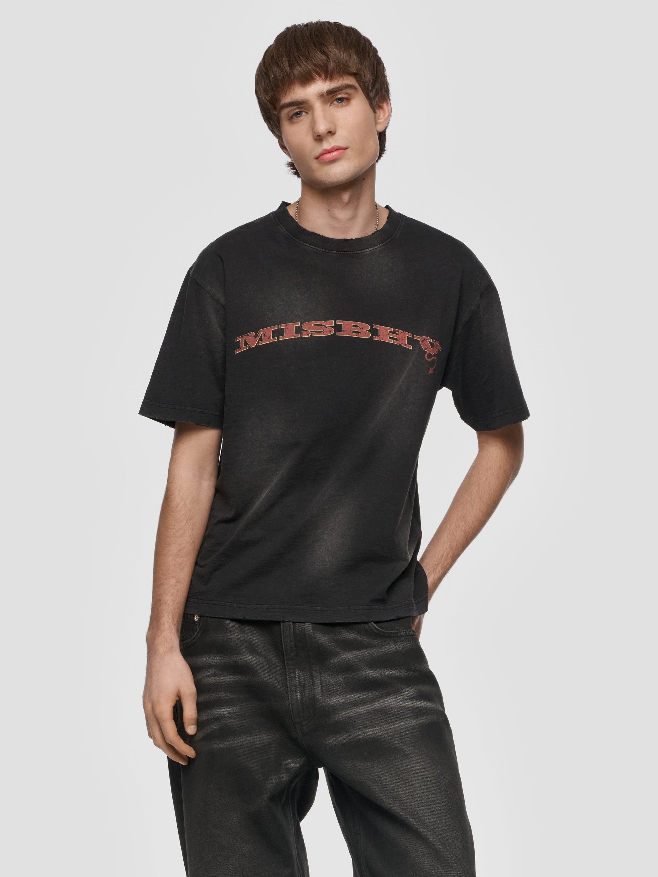 Devil Misbhv Fadded T-Shirt