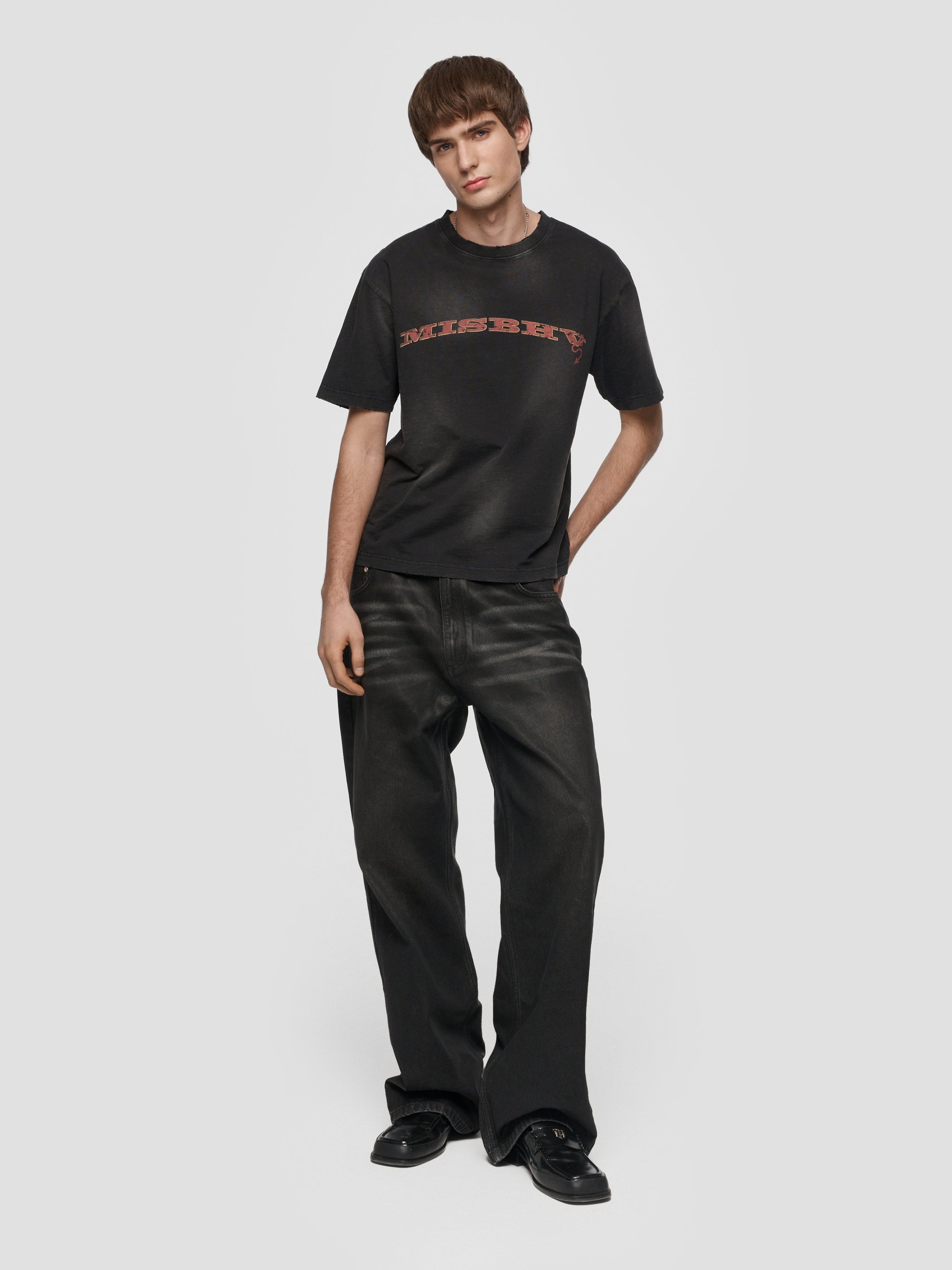 Devil Misbhv Fadded T-Shirt