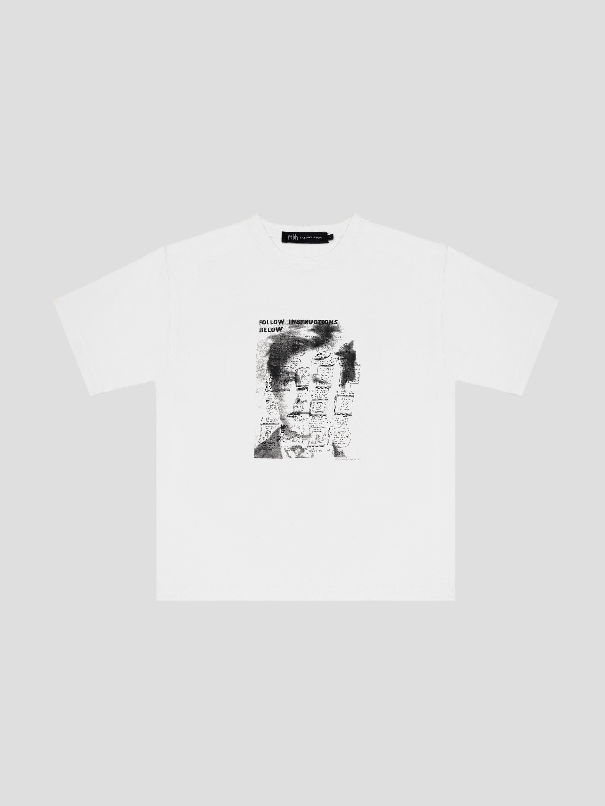 Ray Johnson Rimbaud Template T-Shirt