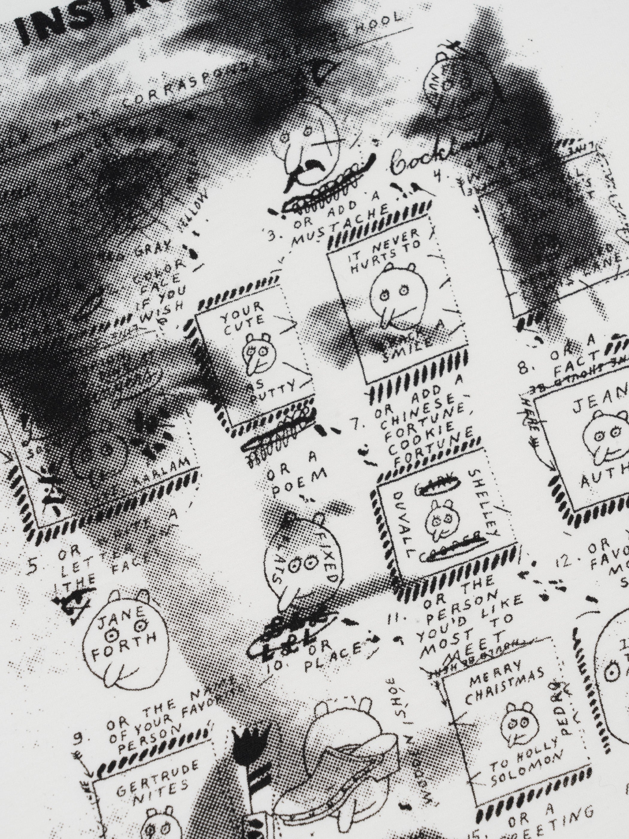 Ray Johnson Rimbaud Template T-Shirt