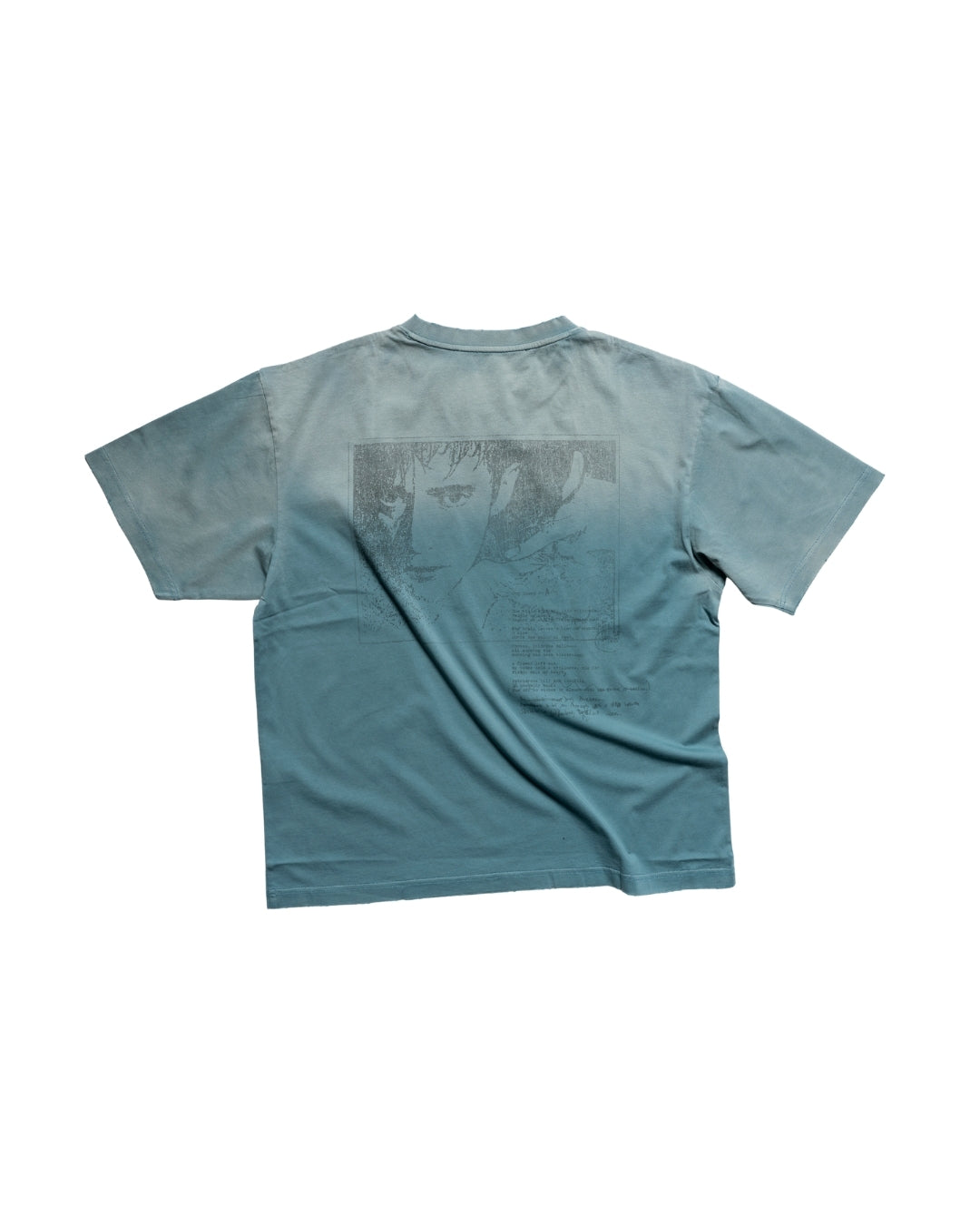 Hand Writing Teal T-Shirt Unisex