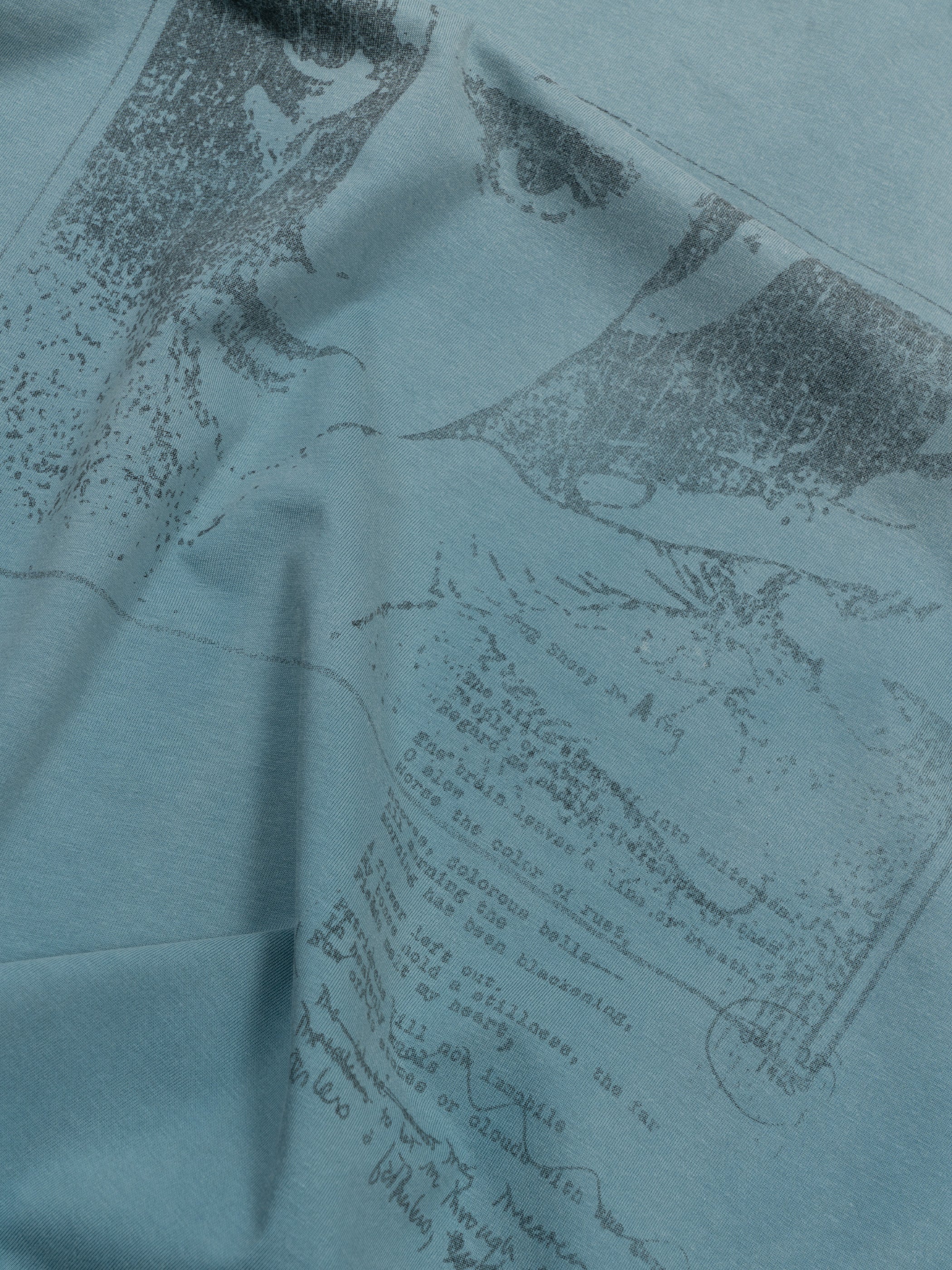 Hand Writing Teal T-Shirt