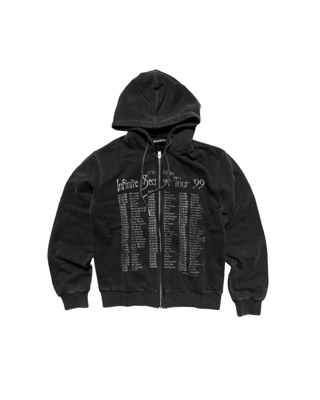 Tour 99 Zipped Hoodie Unisex