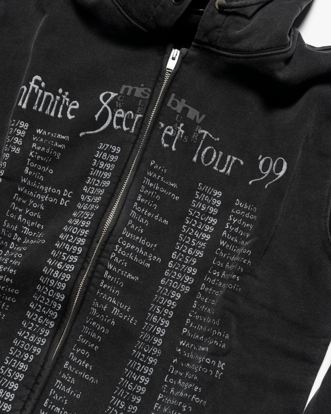 Tour 99 Zipped Hoodie Unisex