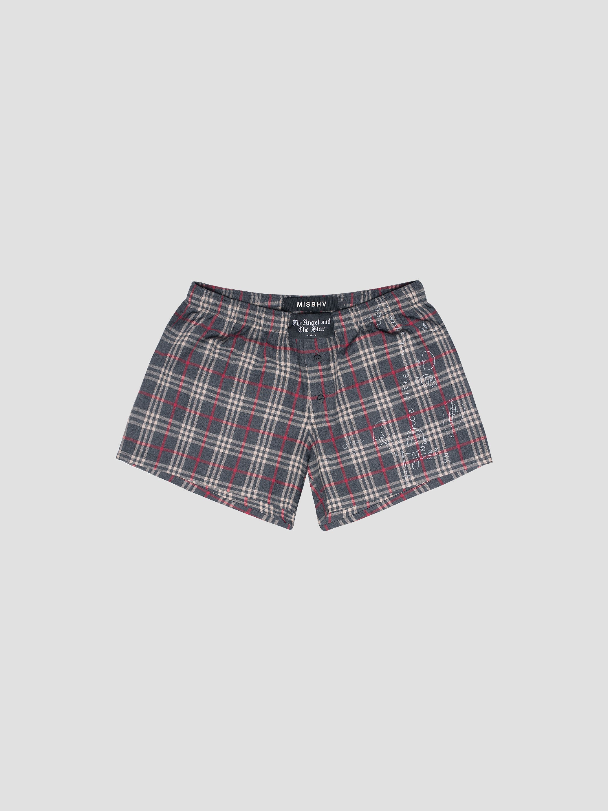 Checkered Pyjama Shorts