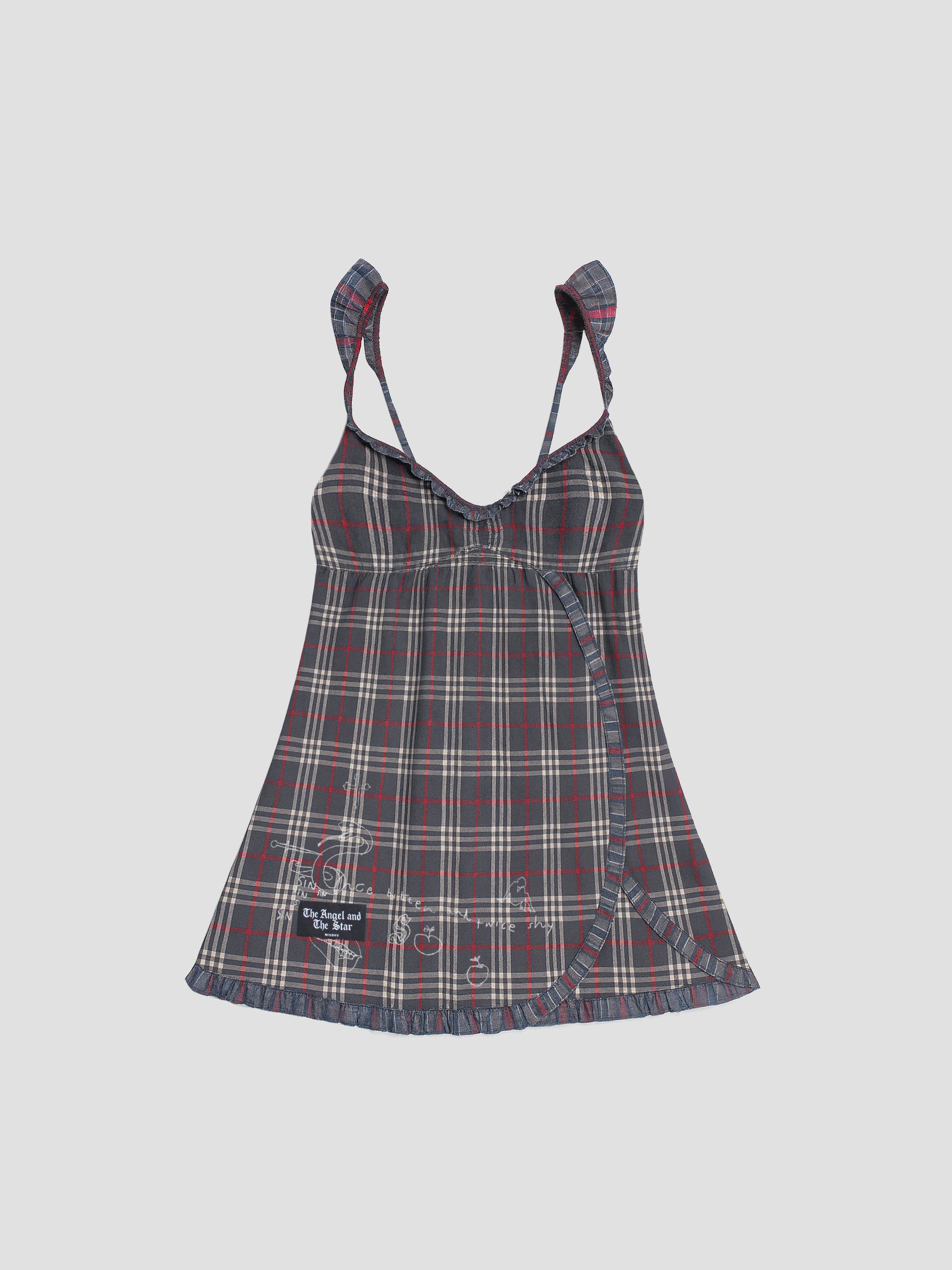 Checkered Slip Dress