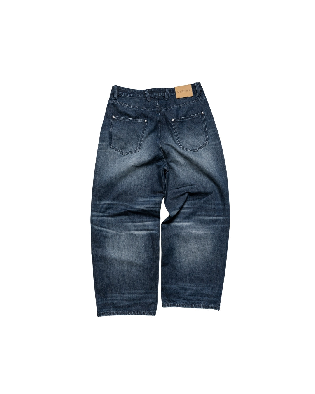 Austin Grime Blue Baggy Trousers