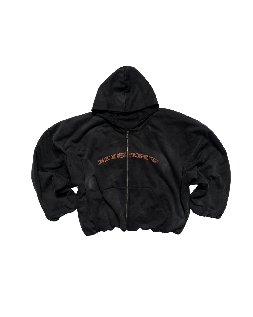 Misbhv Faded Inflated Zipped Hoodie