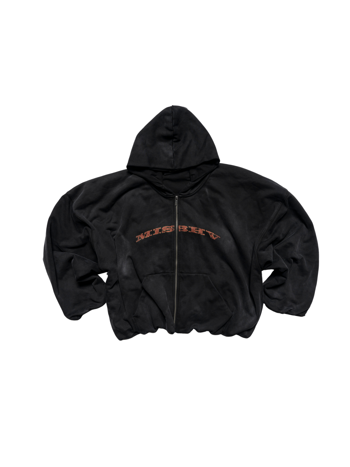 Misbhv Faded Inflated Zipped Hoodie