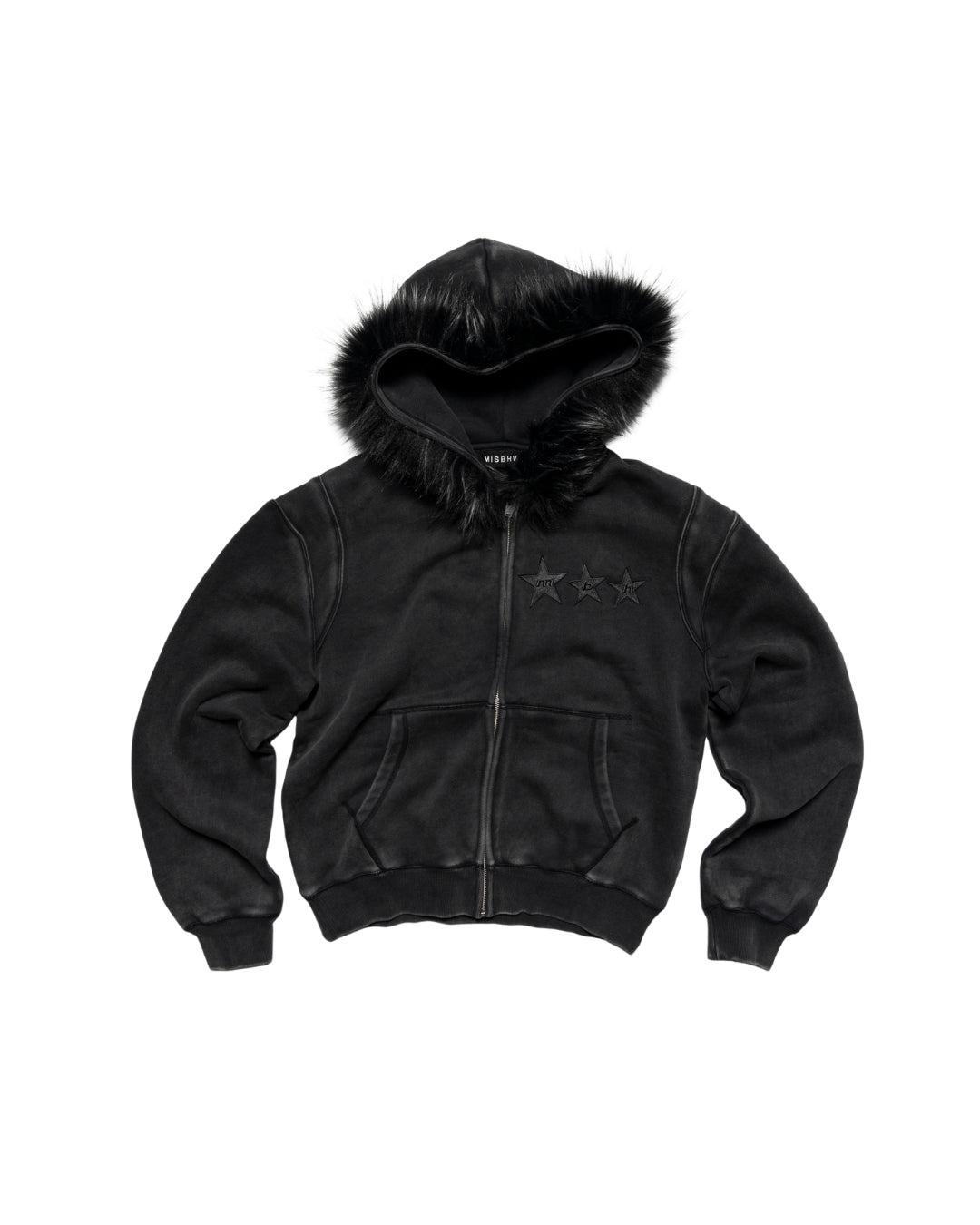 M B H Fur Hoodie