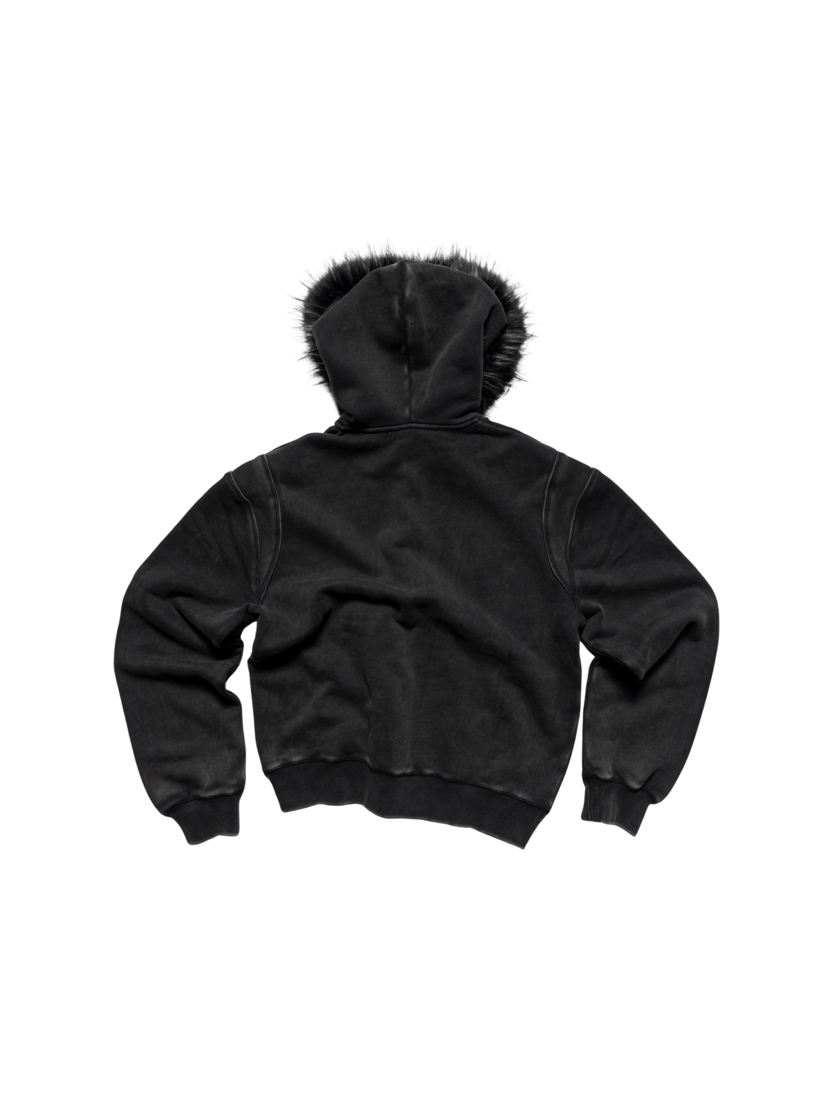 M B H Fur Hoodie