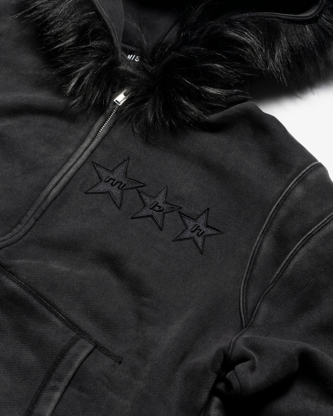 M B H Fur Hoodie