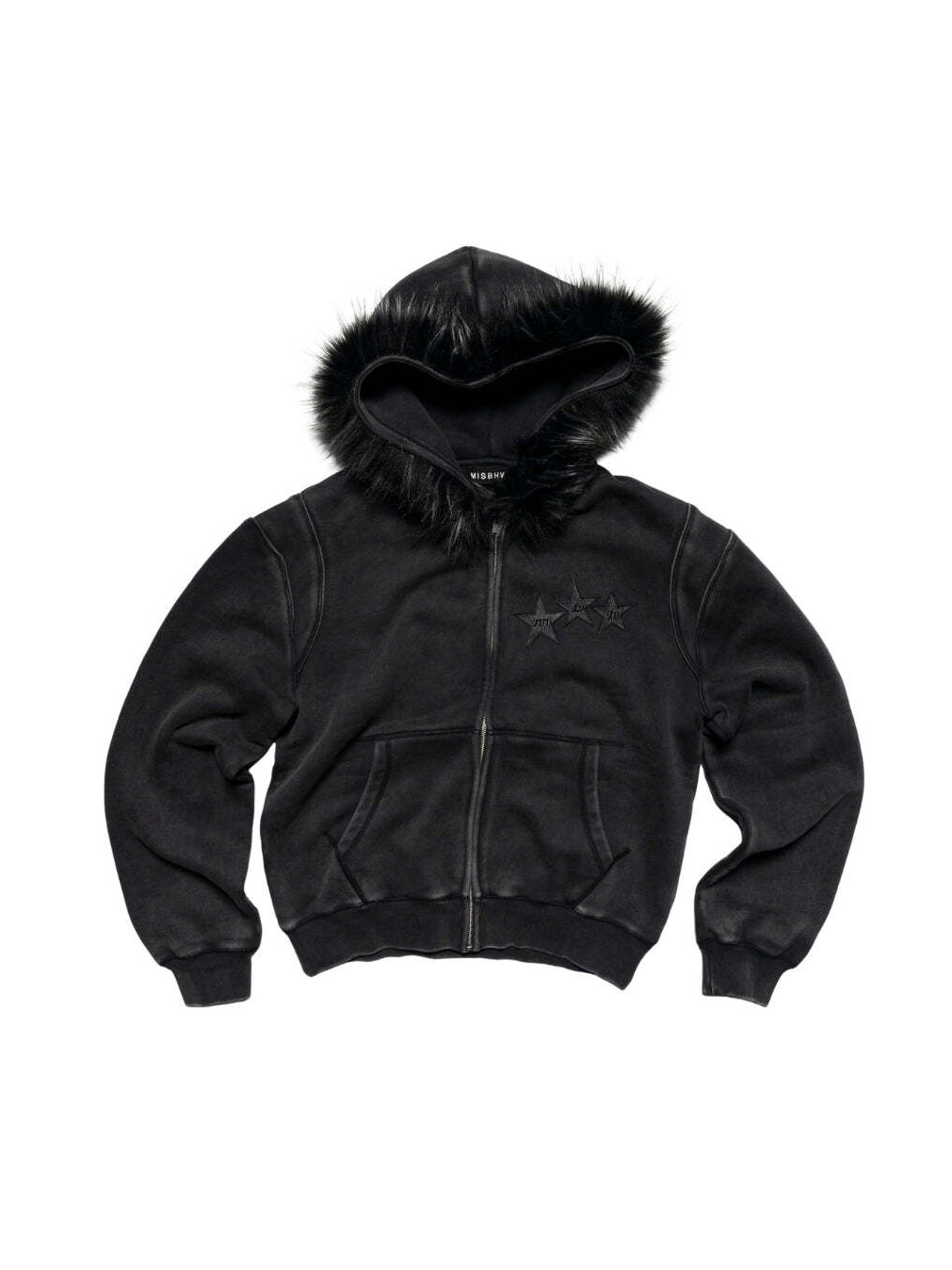 M B H Fur Hoodie