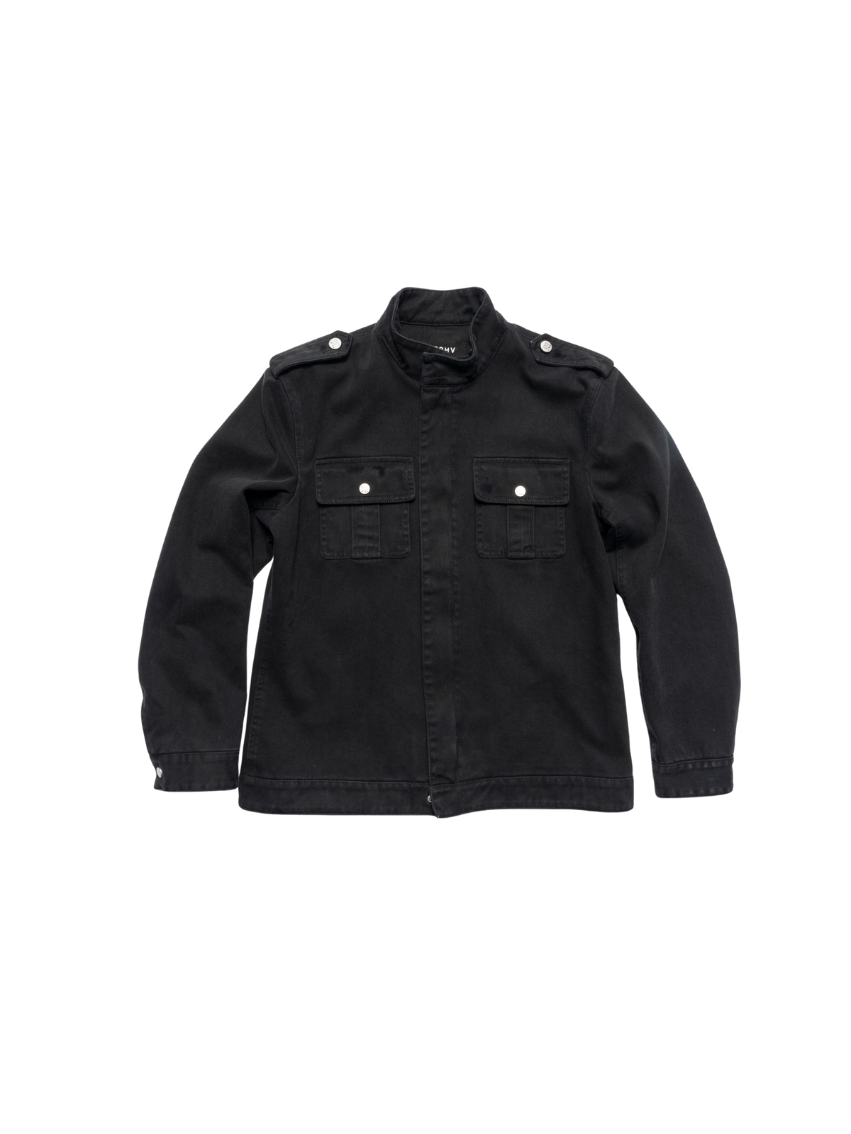 Antique-Washed Officer Jacket