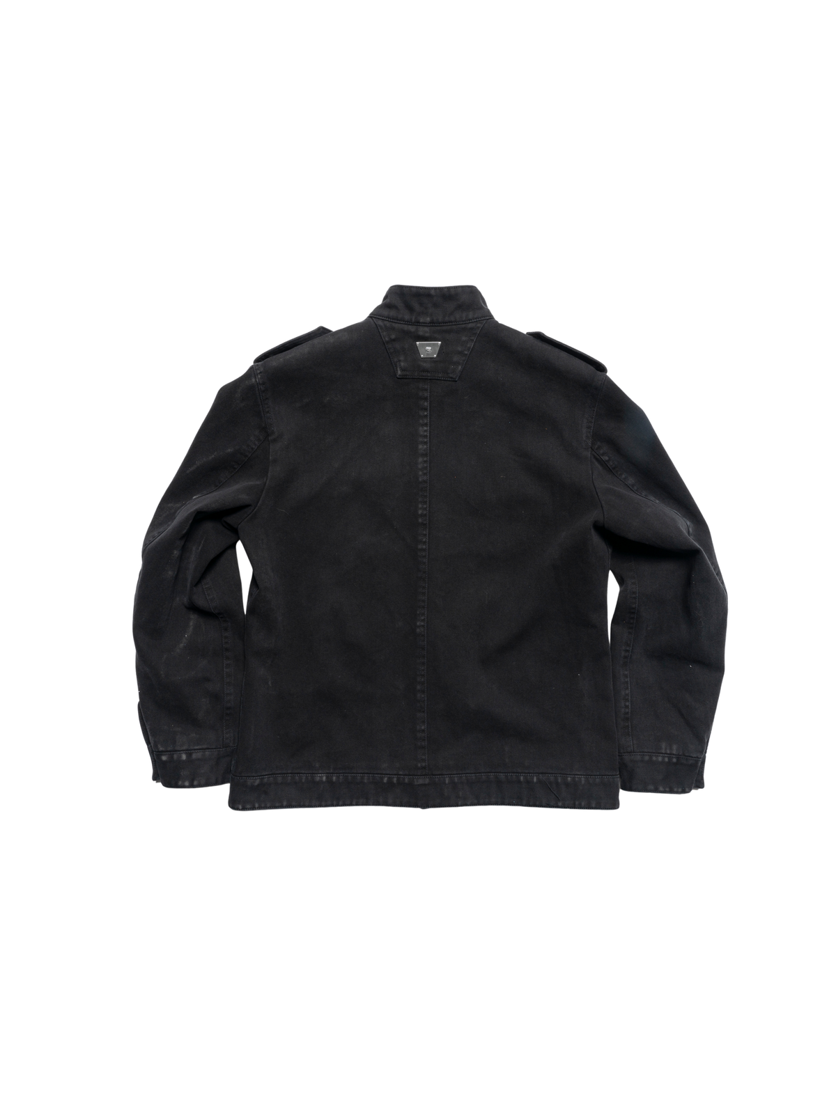 Antique-Washed Officer Jacket