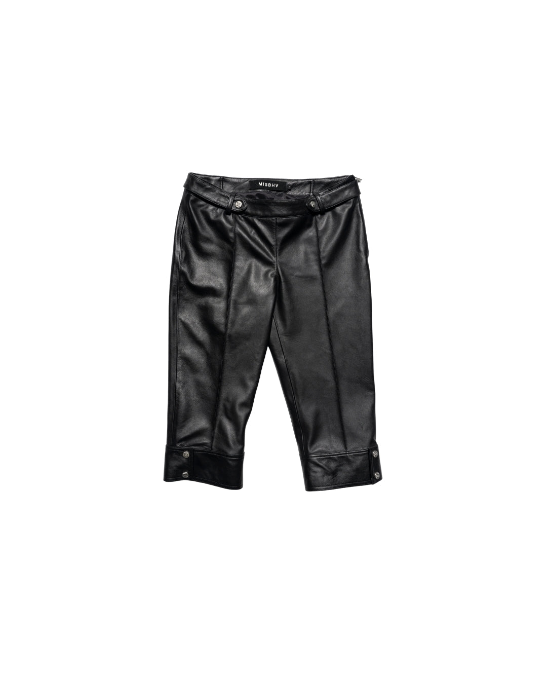 Uniform Leather Shorts