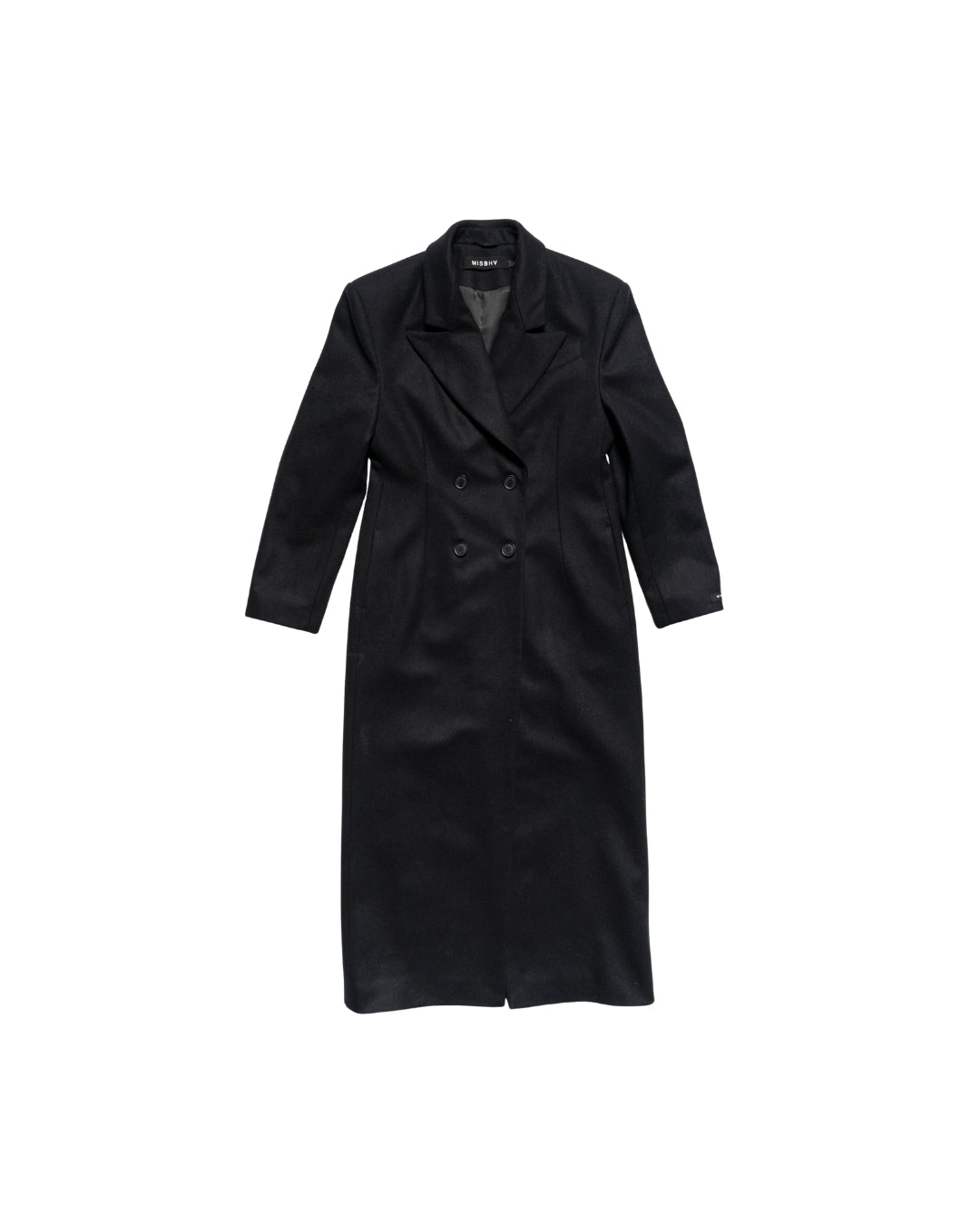 Tailored Double Breasted Wool Coat