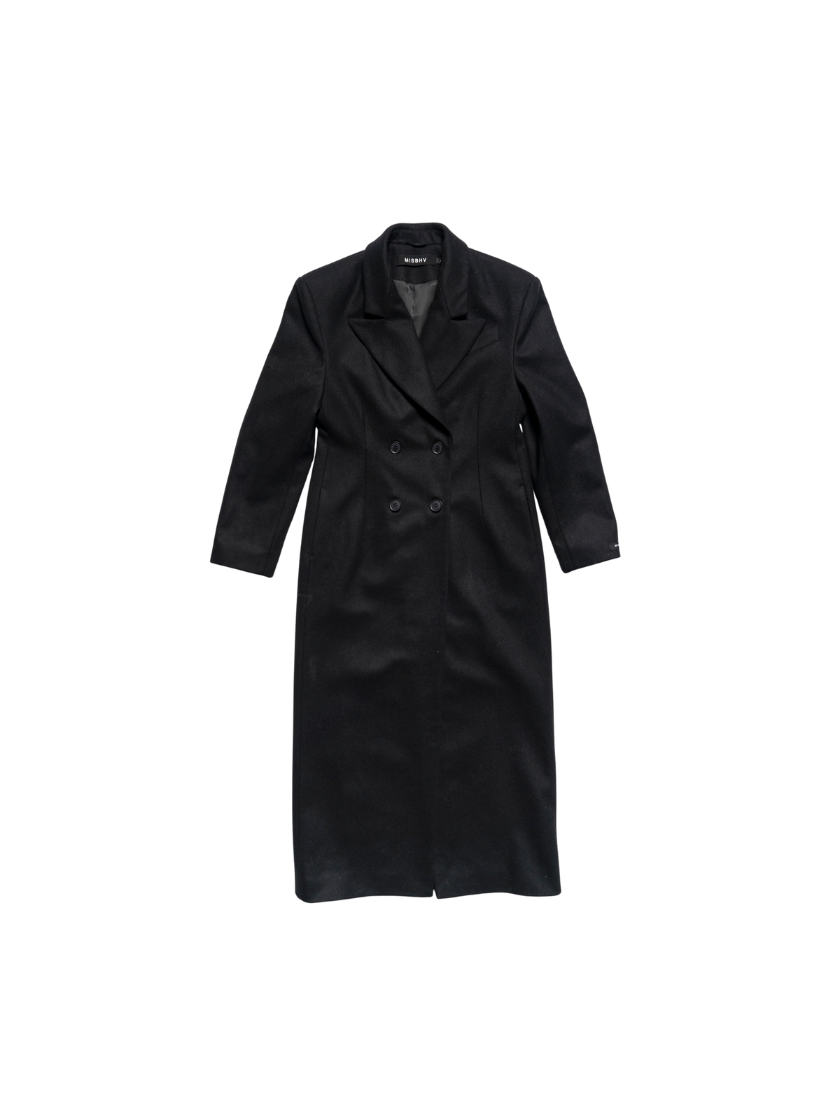 Double Breasted Slim Wool Coat
