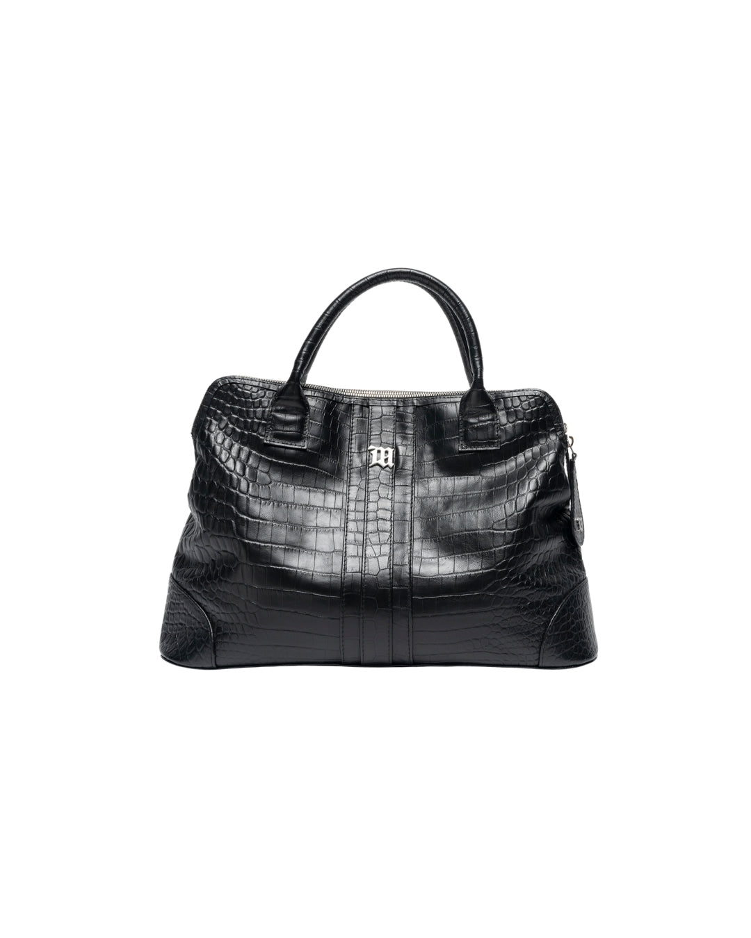 Embossed Leather Alma Bag Medium