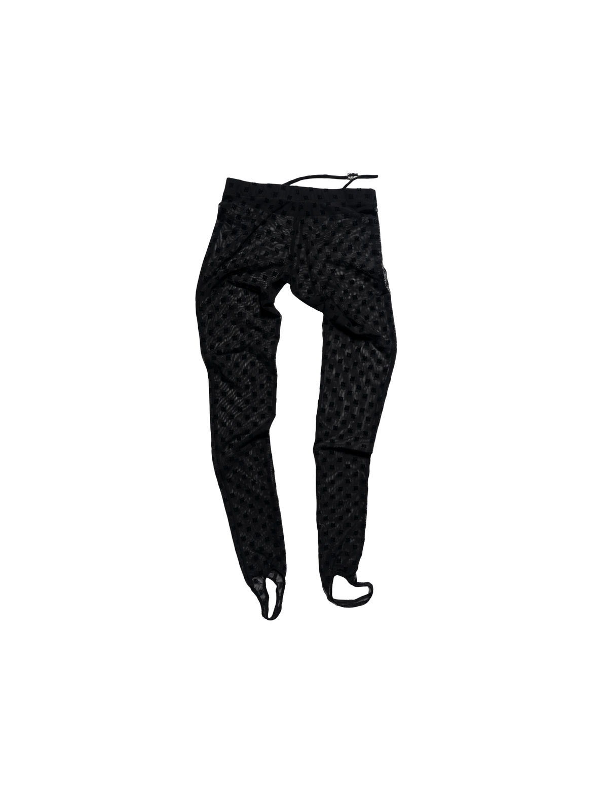 Mesh Monogram Stirrup Leggings