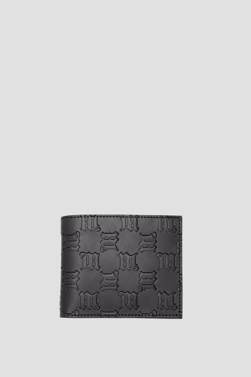 Embossed Monogram Bifold Wallet