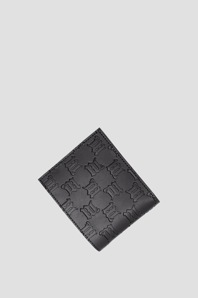 Embossed Monogram Bifold Wallet