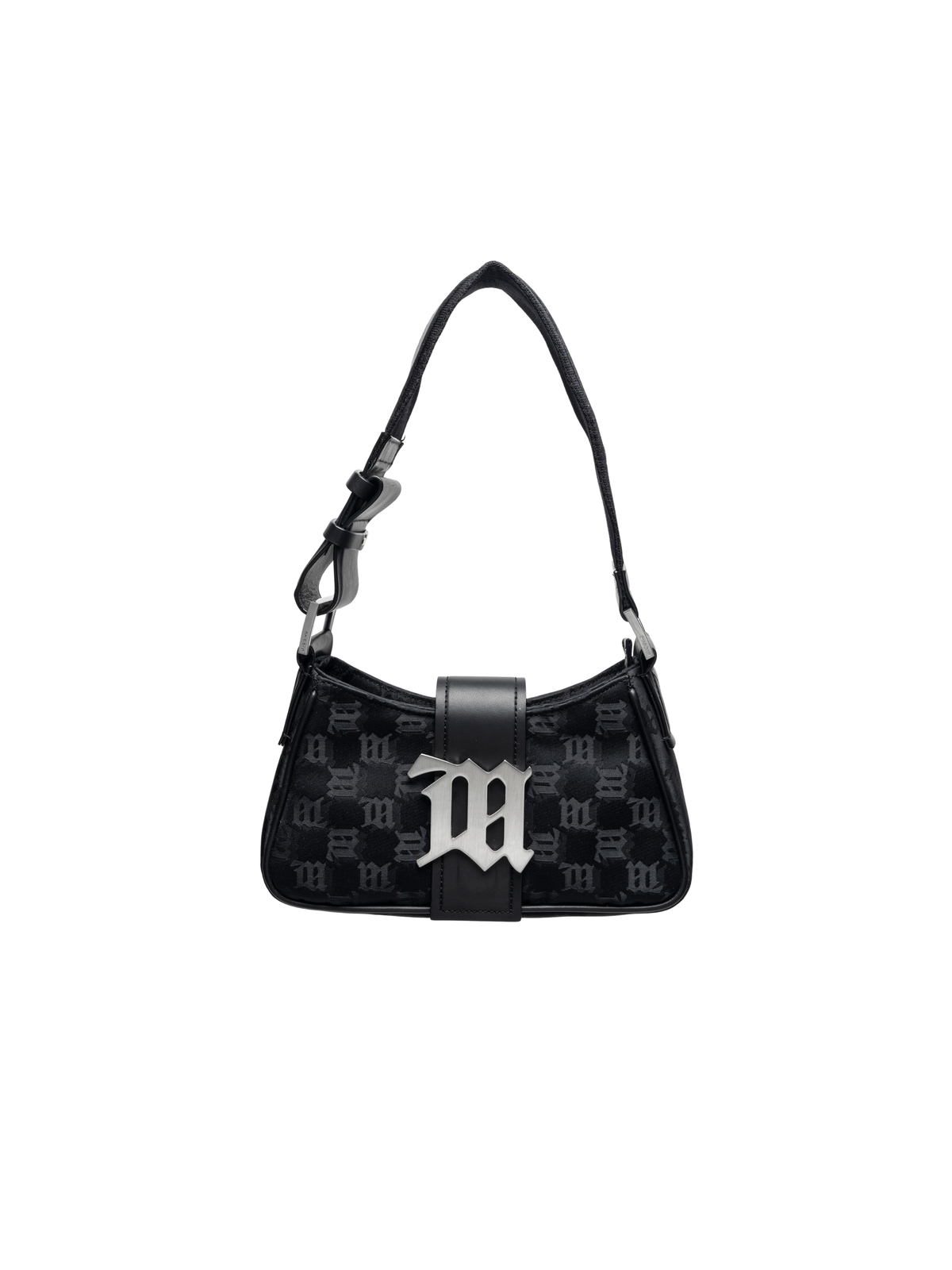 Nylon Monogram Shoulder Bag Small