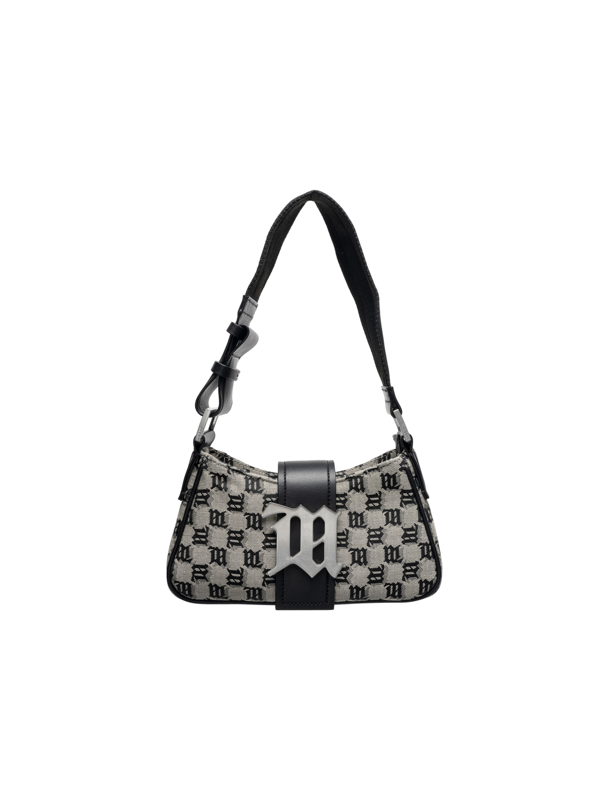 Jacquard Monogram Shoulder Bag Small