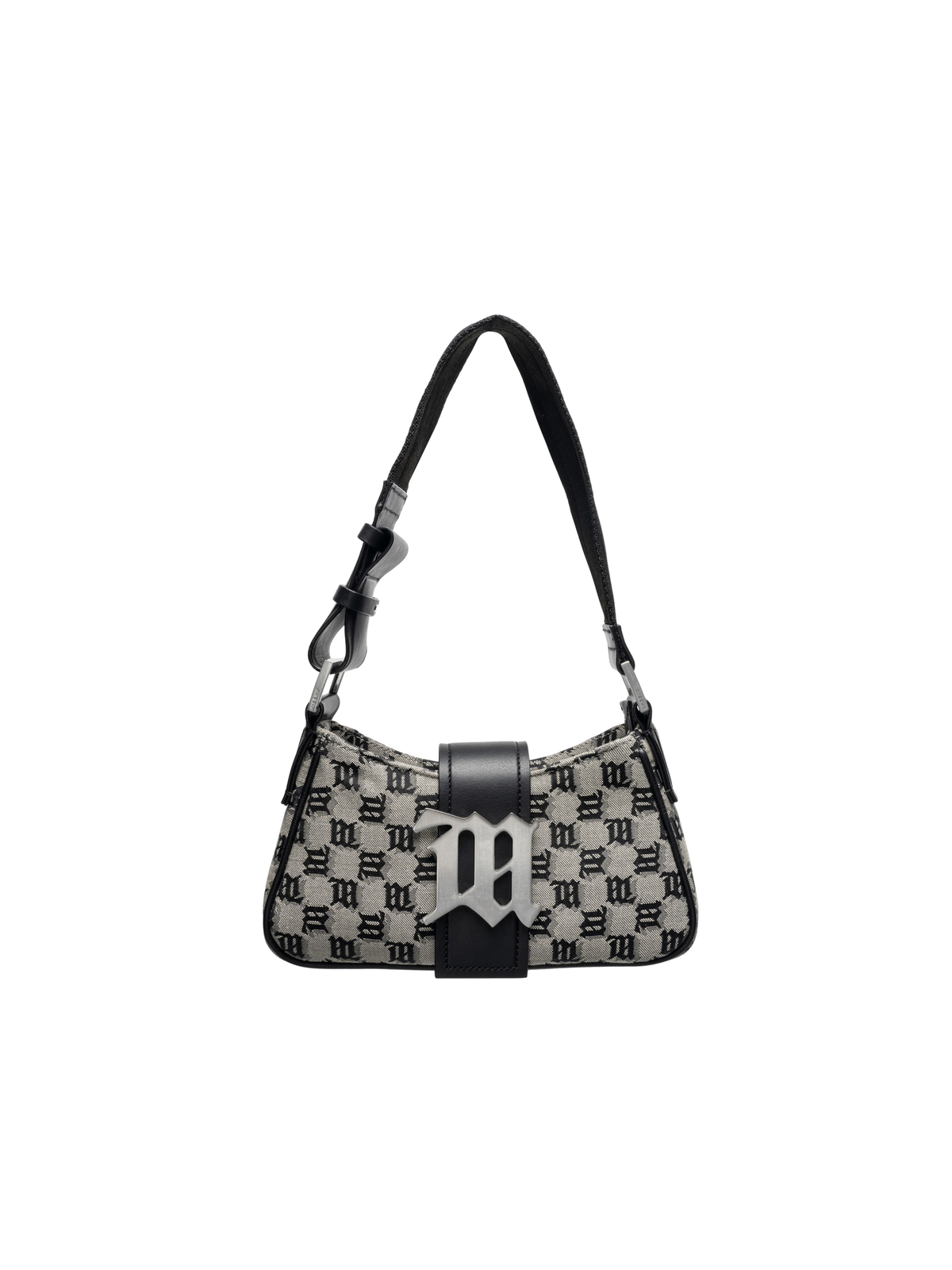 Jacquard Monogram Shoulder Bag Small