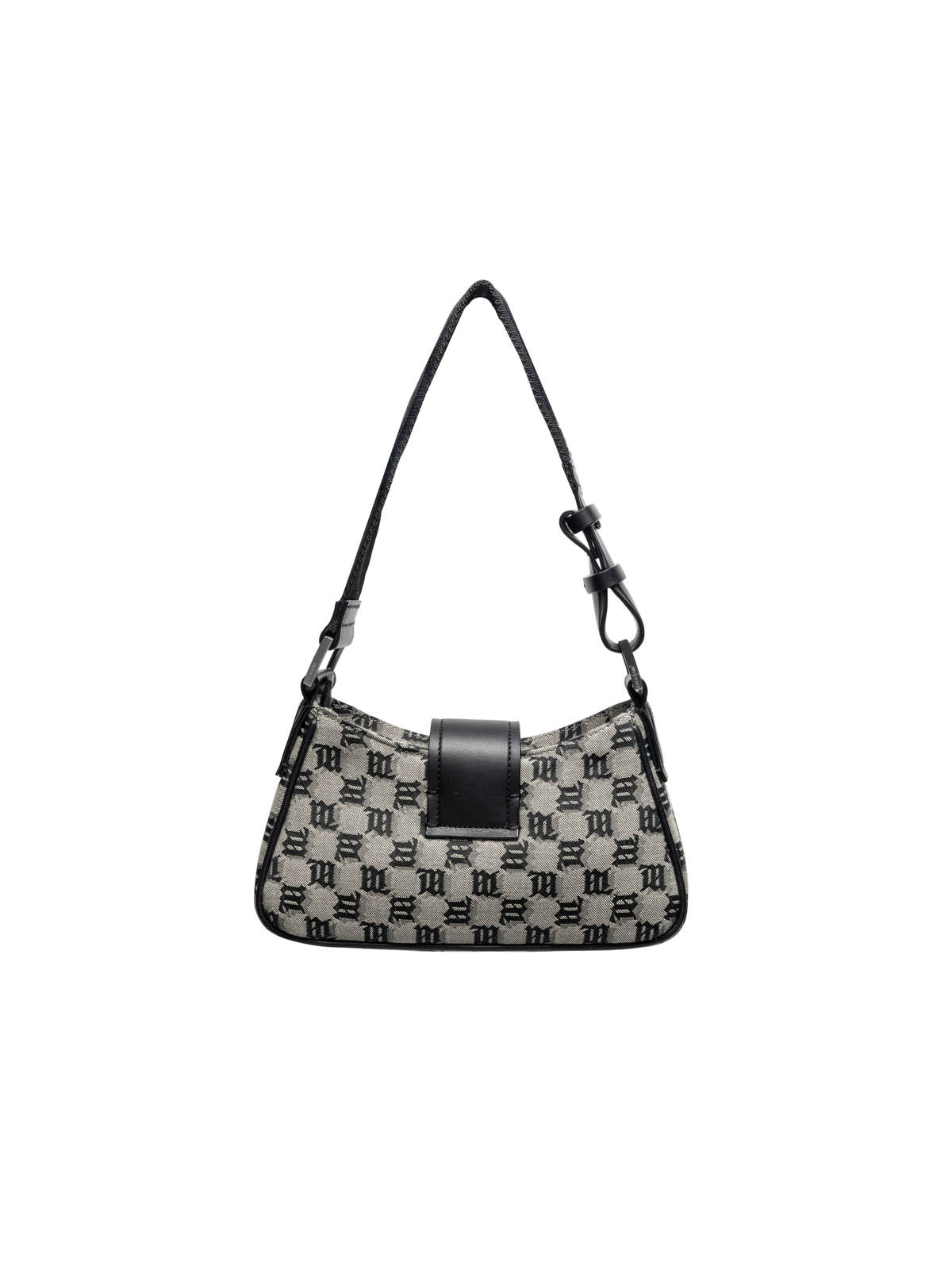 Jacquard Monogram Shoulder Bag Small