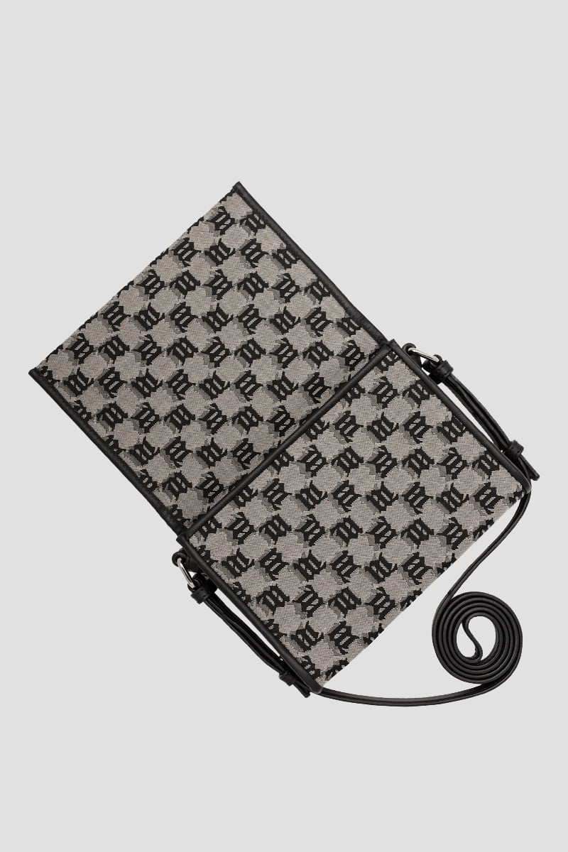 Jacquard Monogram Phone Pouch