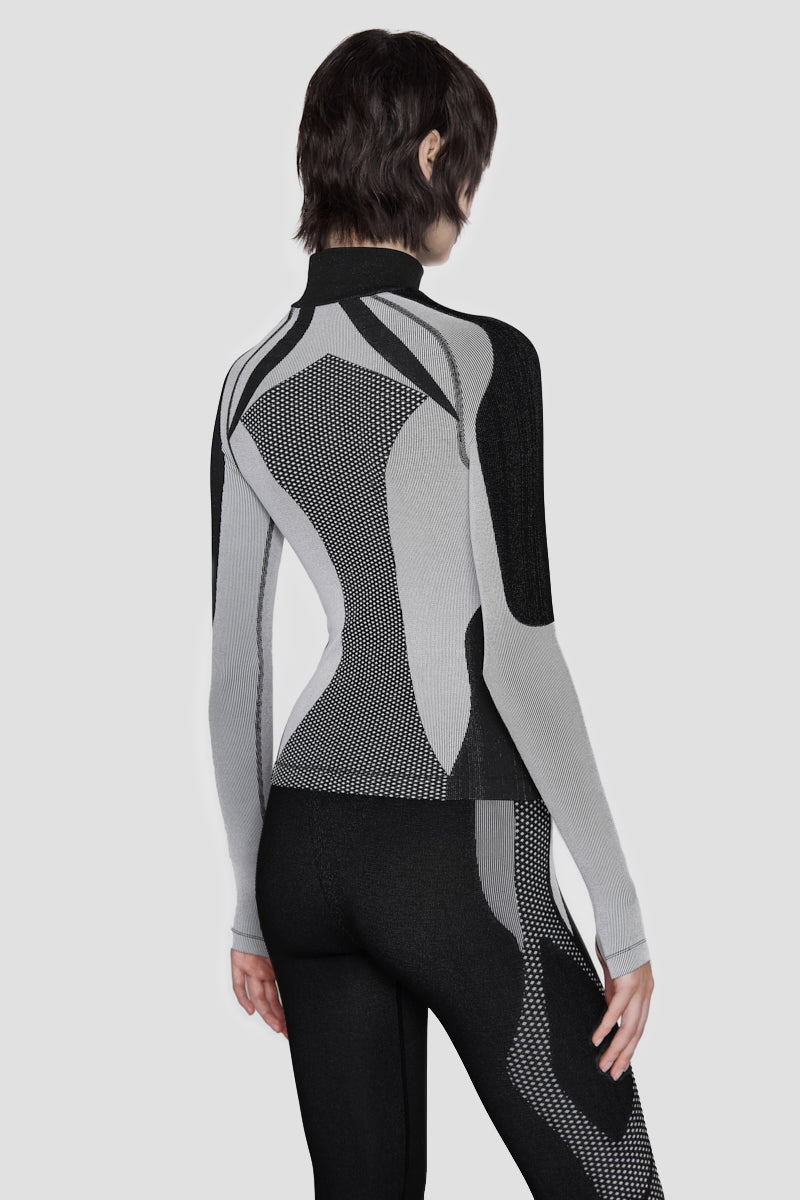 Performa Longsleeve Black & White