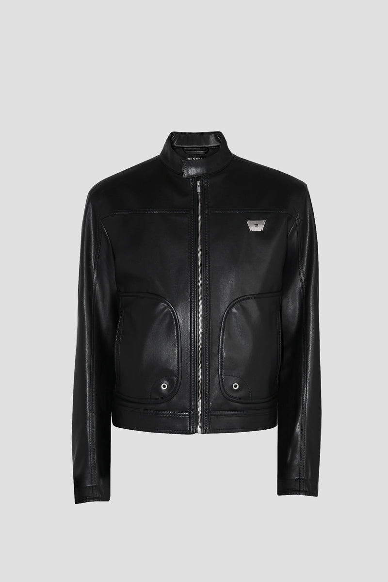 Astro Faux Leather Jacket