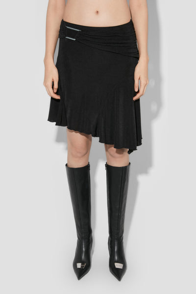 スカート MISBHV Woman Skirt Beige 3021W134 BLACK/BEIG Monogram Mini Skirt Black