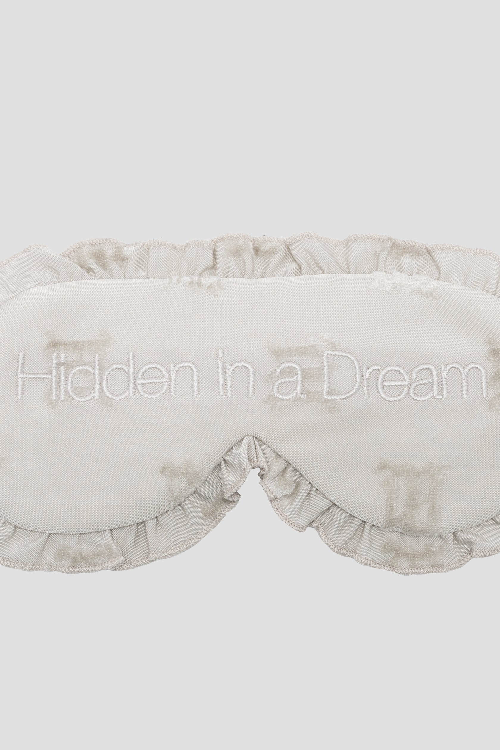 Velour Monogram Sleeping Mask