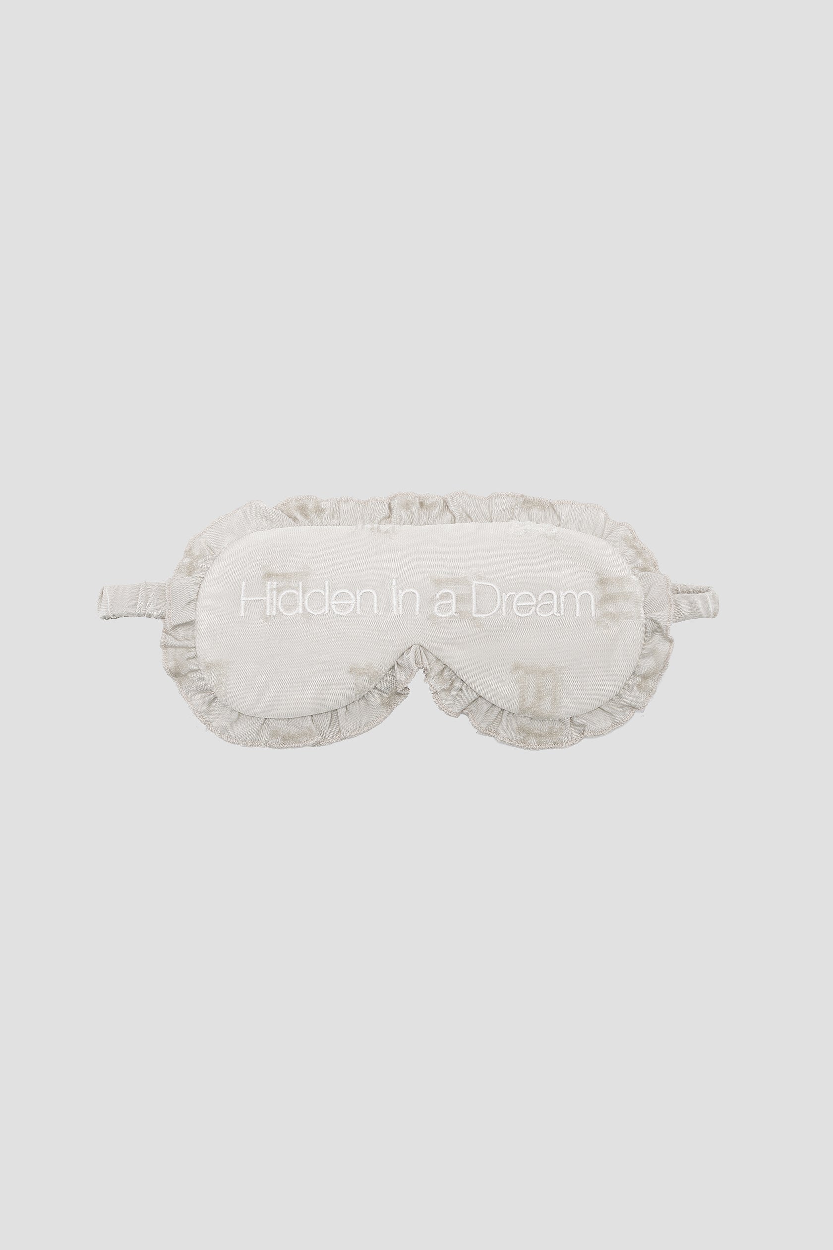 Velour Monogram Sleeping Mask