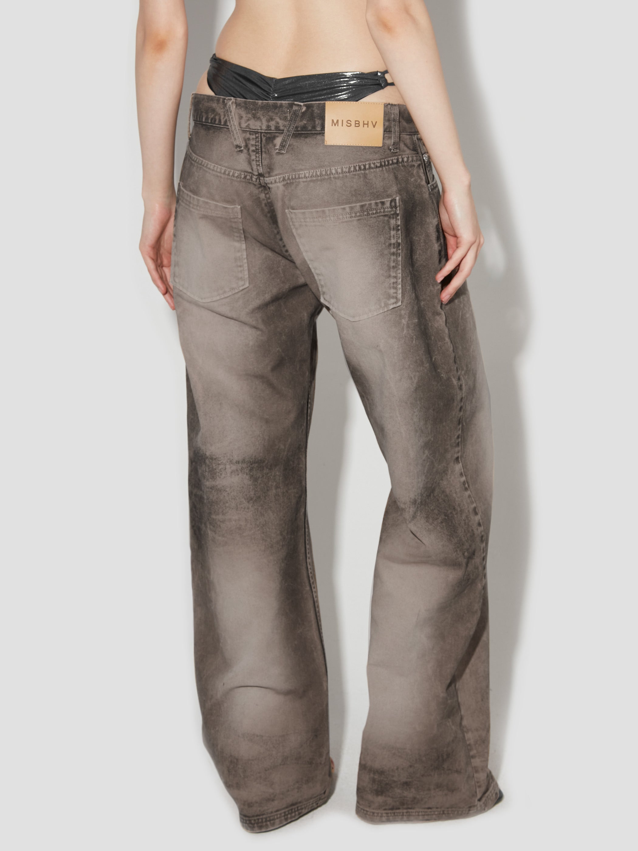 MISBHV Jeans with multiple pockets light-blue 29 - Jeans