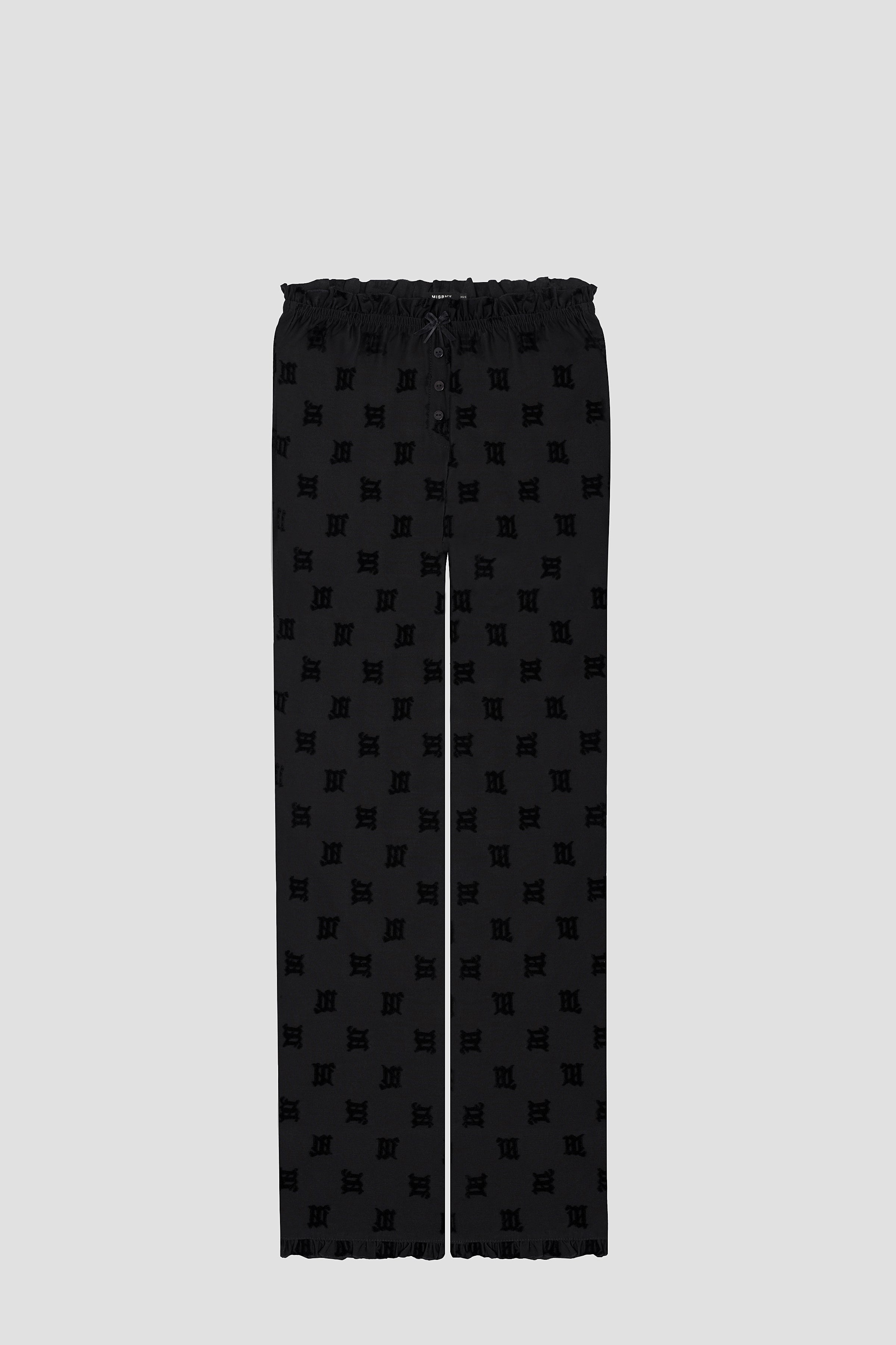 Velour Monogram Pyjama Pants