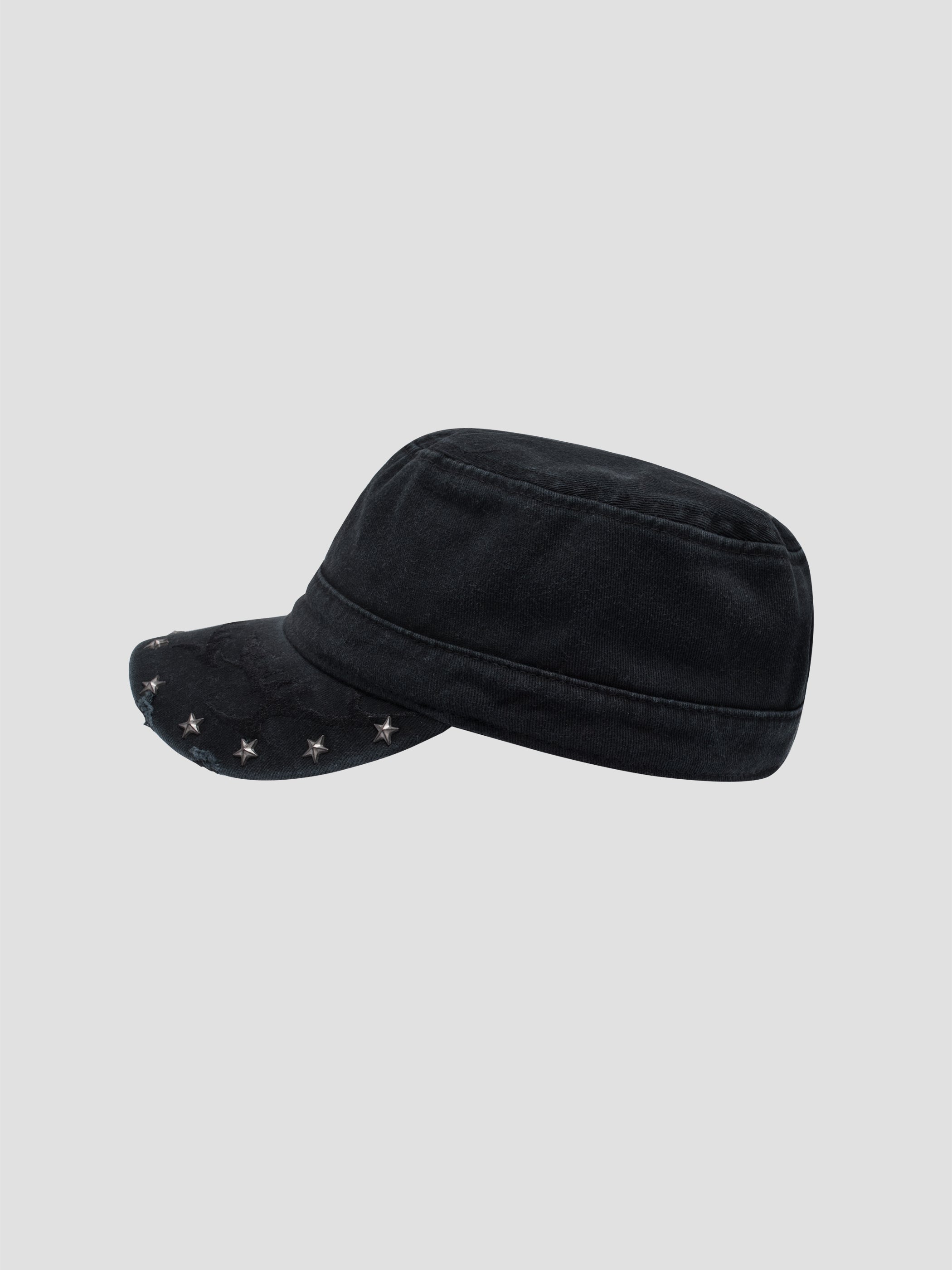 Studded Military Hat