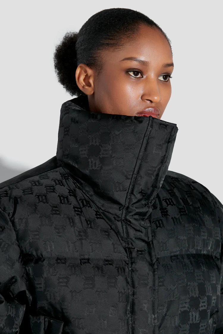 【関税込み】MISBHV ブラック モノグラム パファージャケット Nylon Monogram Puffer Black