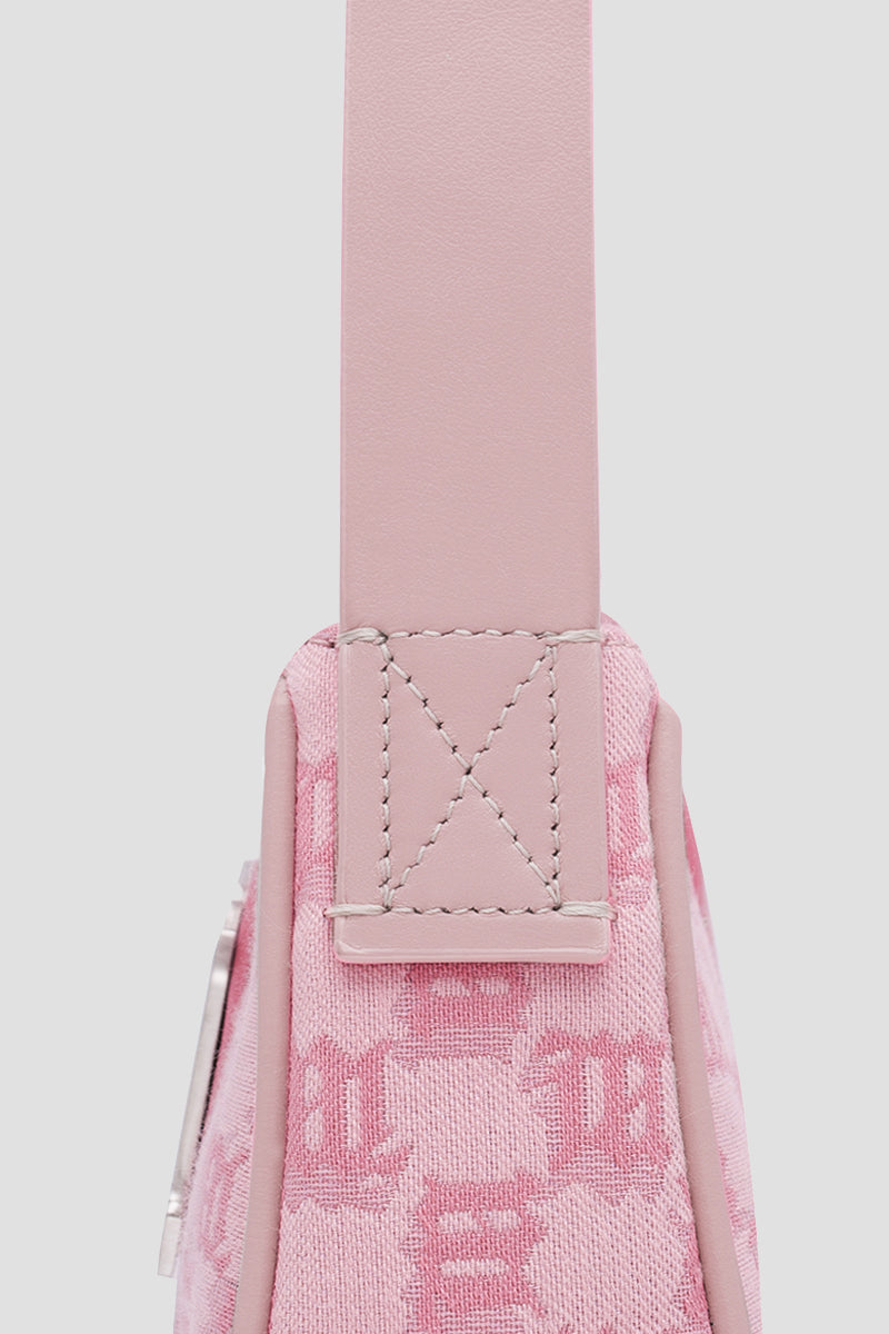 VS 2024 PINK Vintage Monogram Shoulder Tote Bag